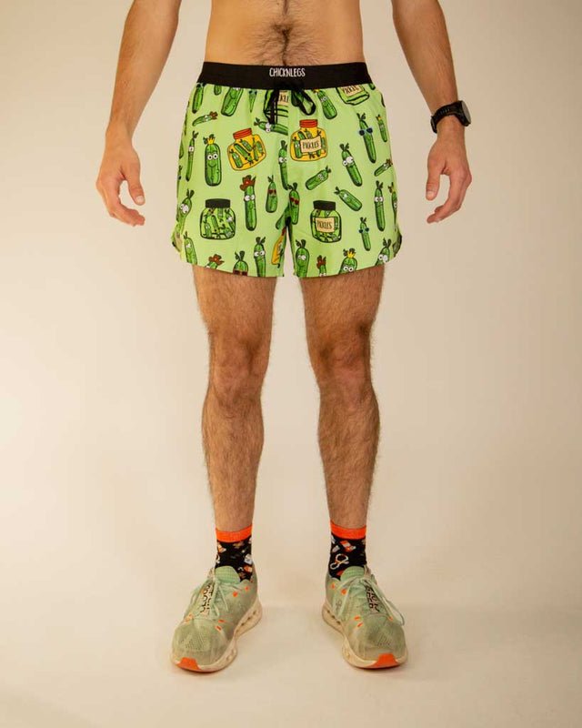 ChicknLegs Men's Pickles DS Running Shorts 5 In