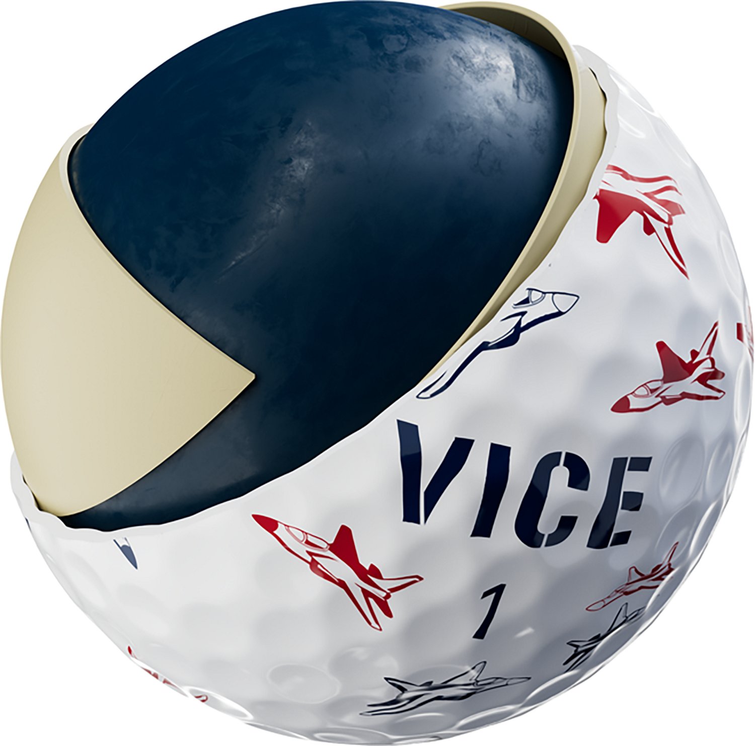 Vice Golf Tour JET 4th of July Edition Premium Golf Balls 12-Pack - view number 4