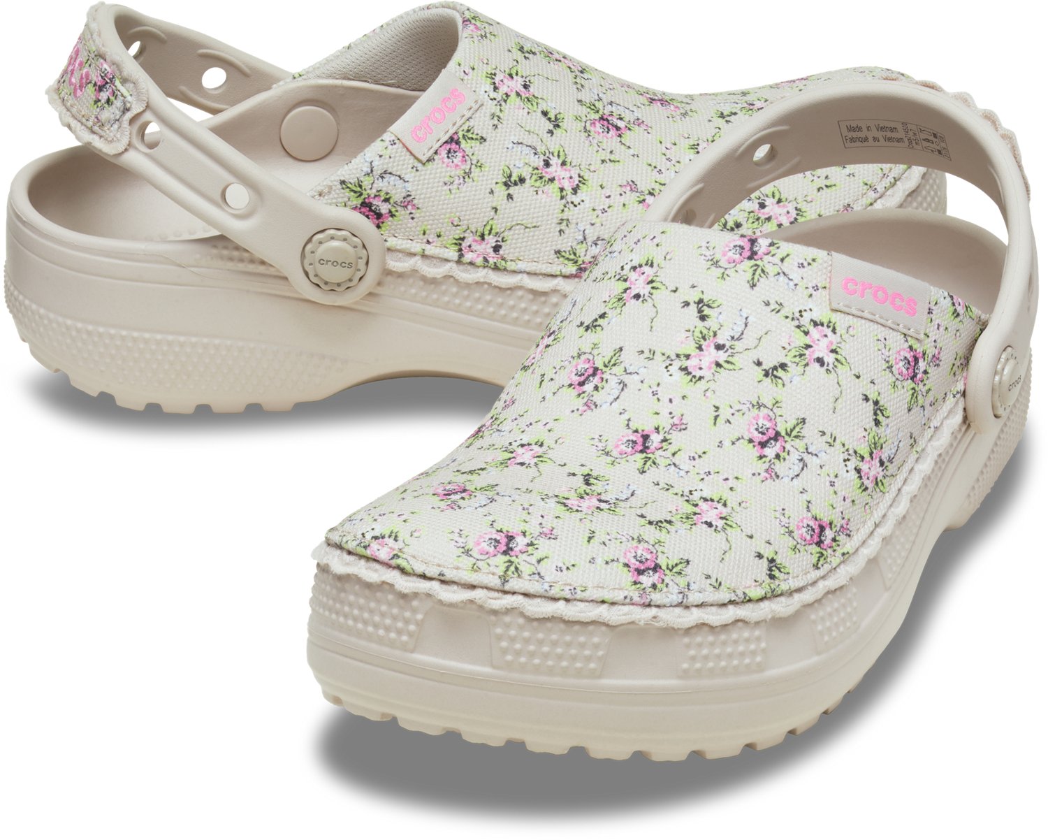 Crocs Girls' Crafted Ditsy Floral Clogs - view number 2