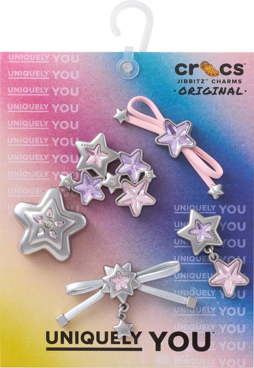 Crocs Stars and Bows Jibbitz Charms 5-Pack