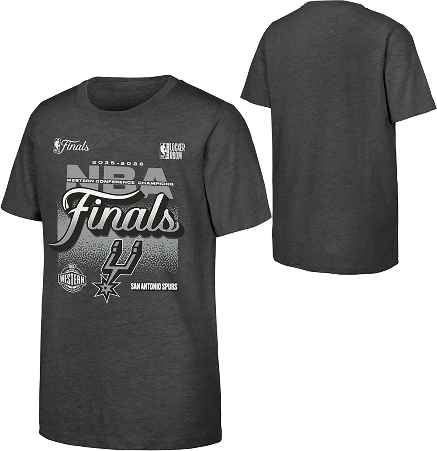 Outerstuff Boys' San Antonio Spurs 25-26 Eastern Conference Champions Locker Room Graphic T-shirt - view number 3