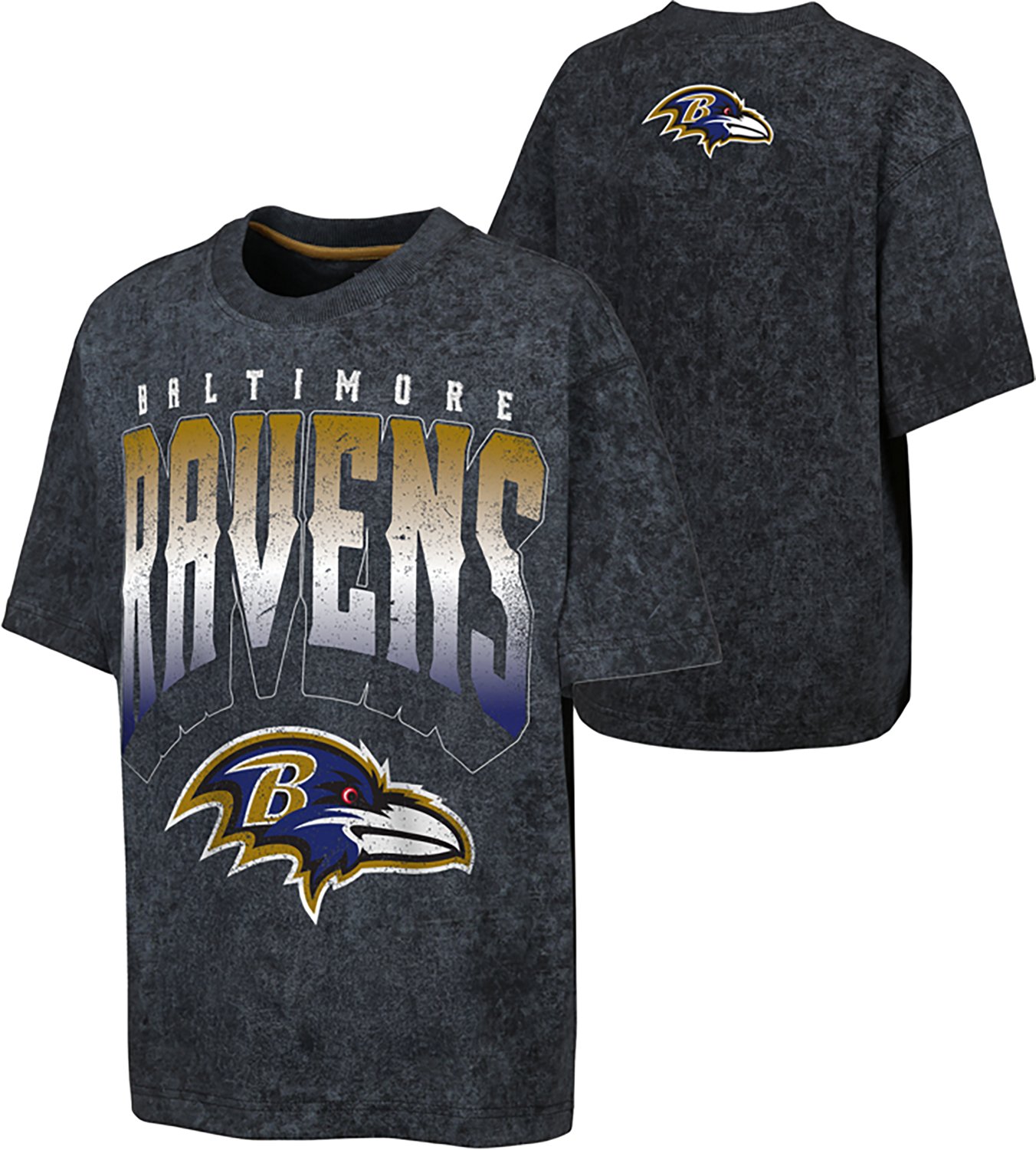 Outerstuff Kids' Baltimore Ravens Handoff Graphic T-shirt | Academy