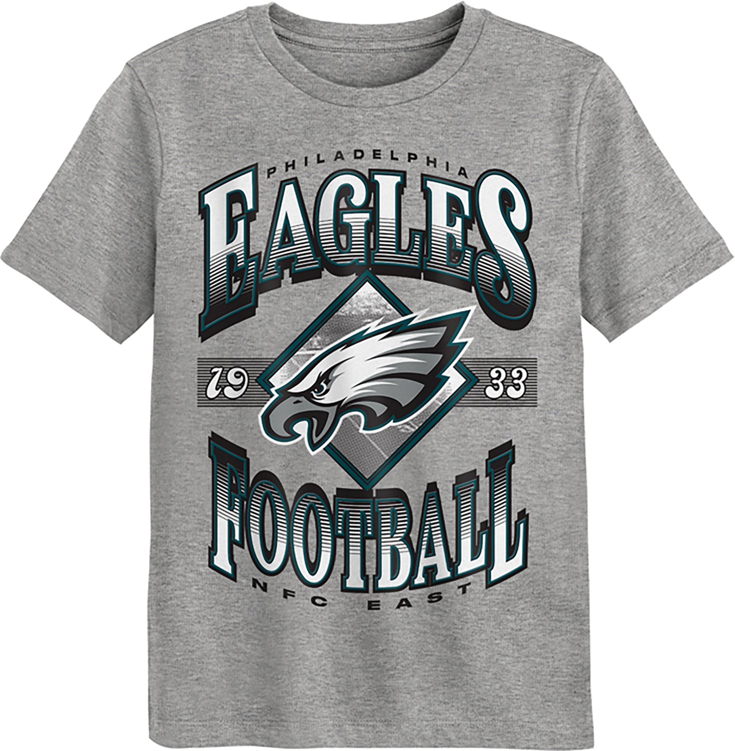 Outerstuff Boys' Philadelphia Eagles Of Days Past Graphic T-shirt