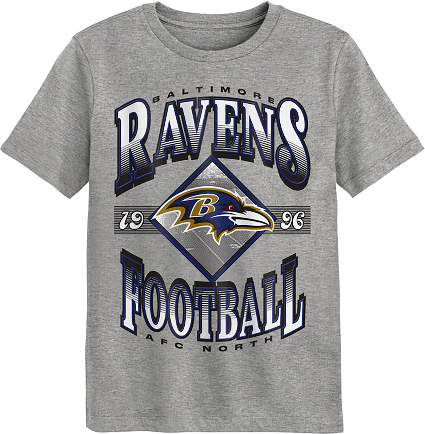 Outerstuff Boys' Baltimore Ravens Of Days Past Graphic T-shirt