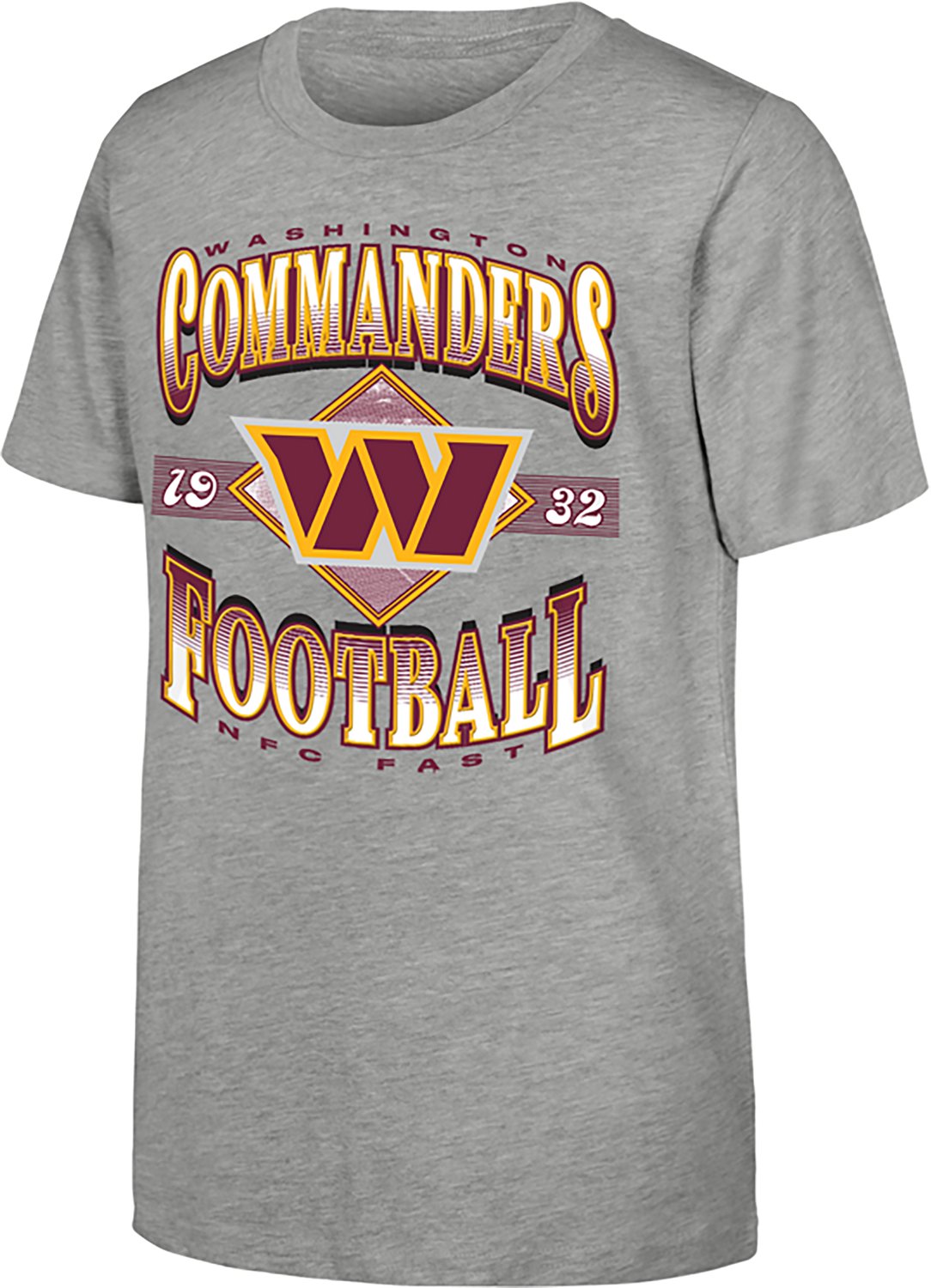 Outerstuff Kids' Washington Commanders Of Days Past Graphic T-shirt