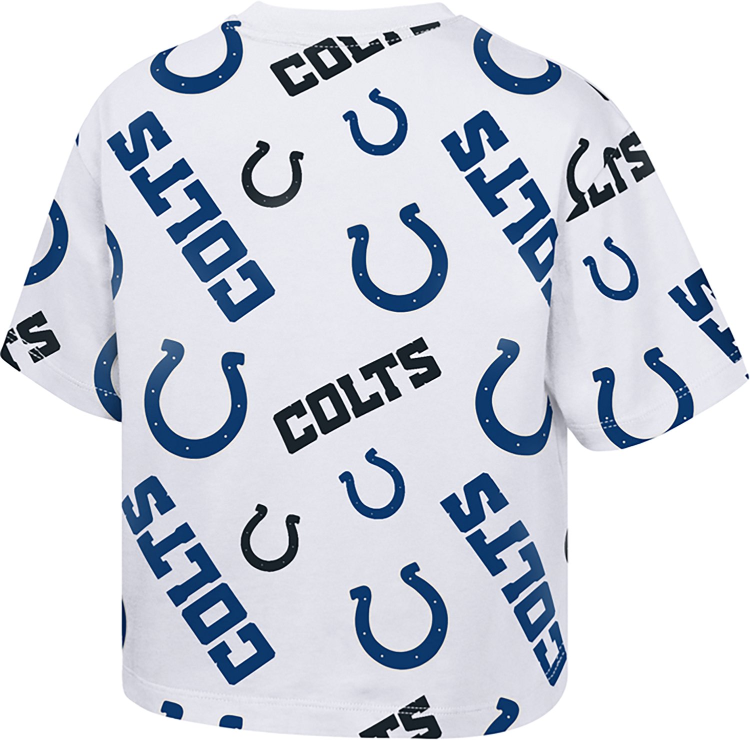 Outerstuff Girls' Indianapolis Colts Run Along Boxy Graphic T-shirt