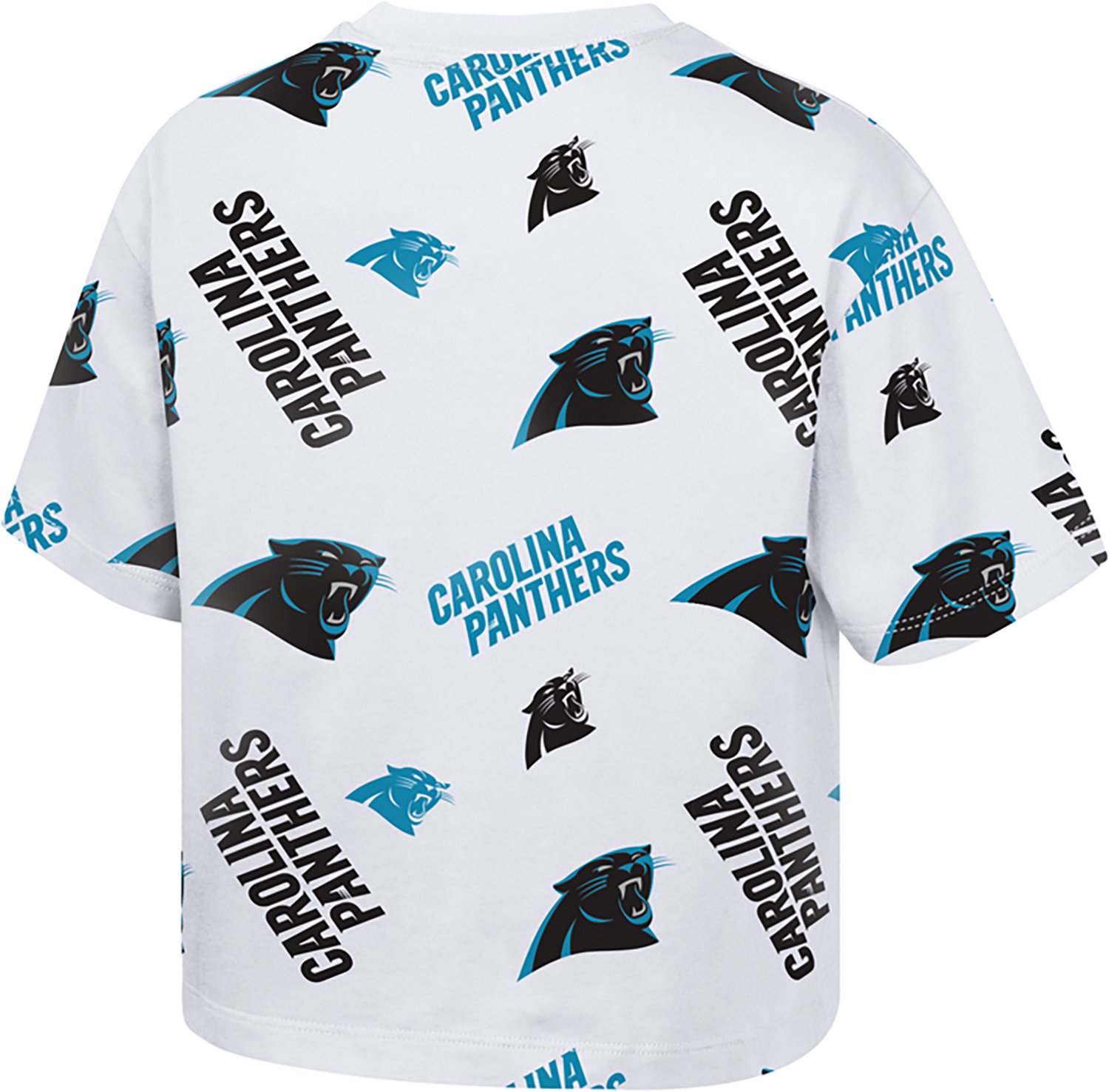Outerstuff Girls' Carolina Panthers Run Along Boxy Graphic T-shirt - view number 2