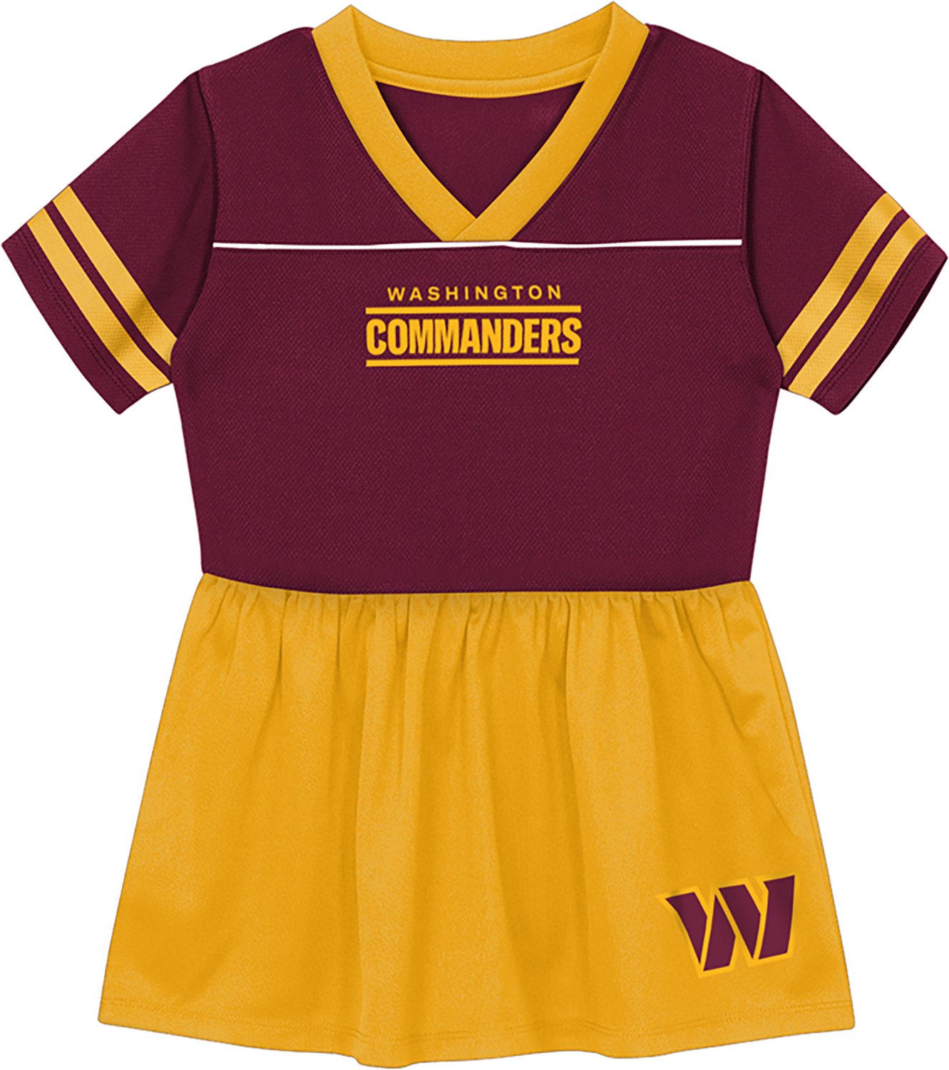 Outerstuff Girls' Washington Commanders Stadium Lights 2.0 Fashion Cheer Dress