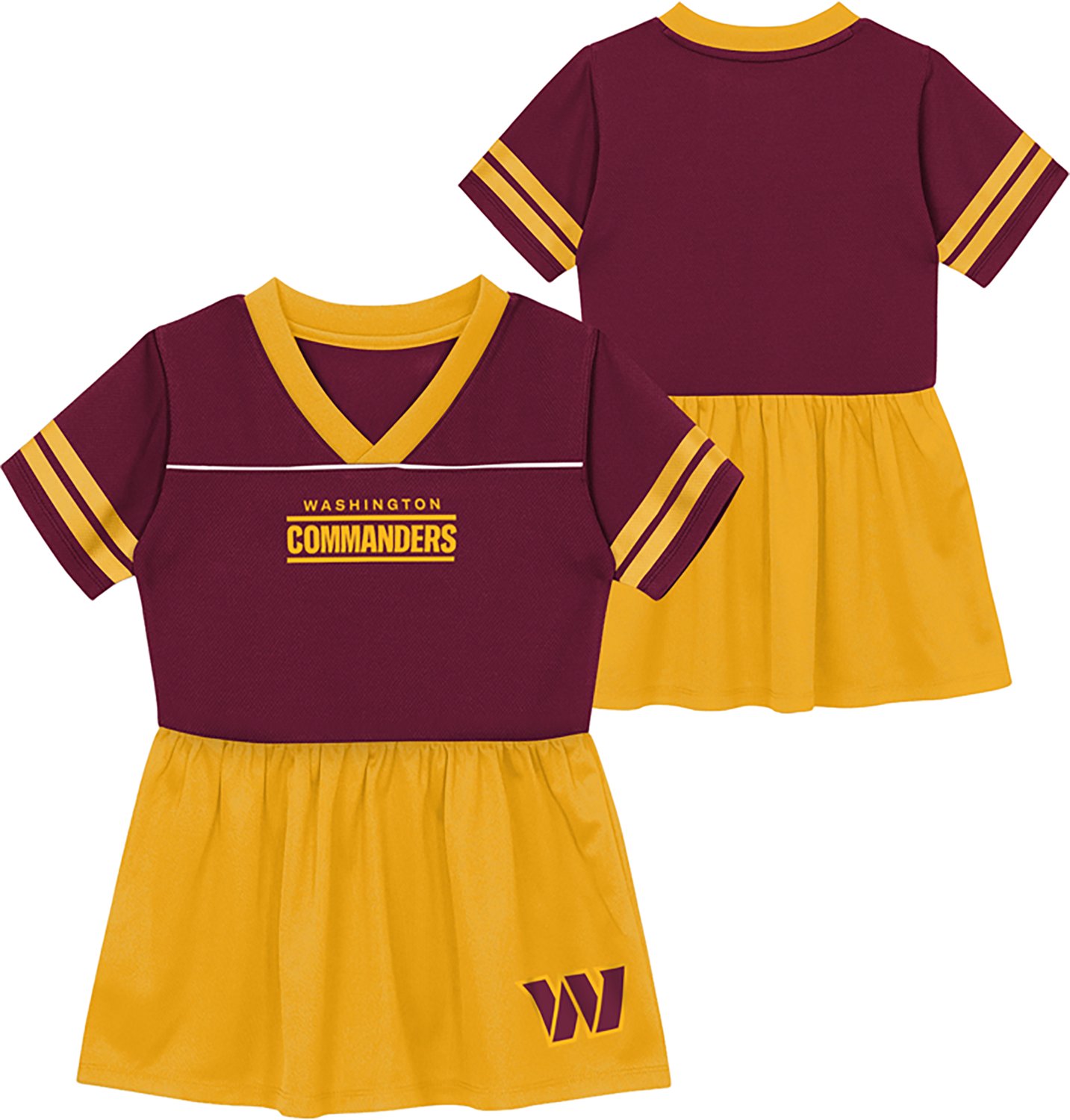 Outerstuff Girls' Washington Commanders Stadium Lights 2.0 Fashion Cheer Dress