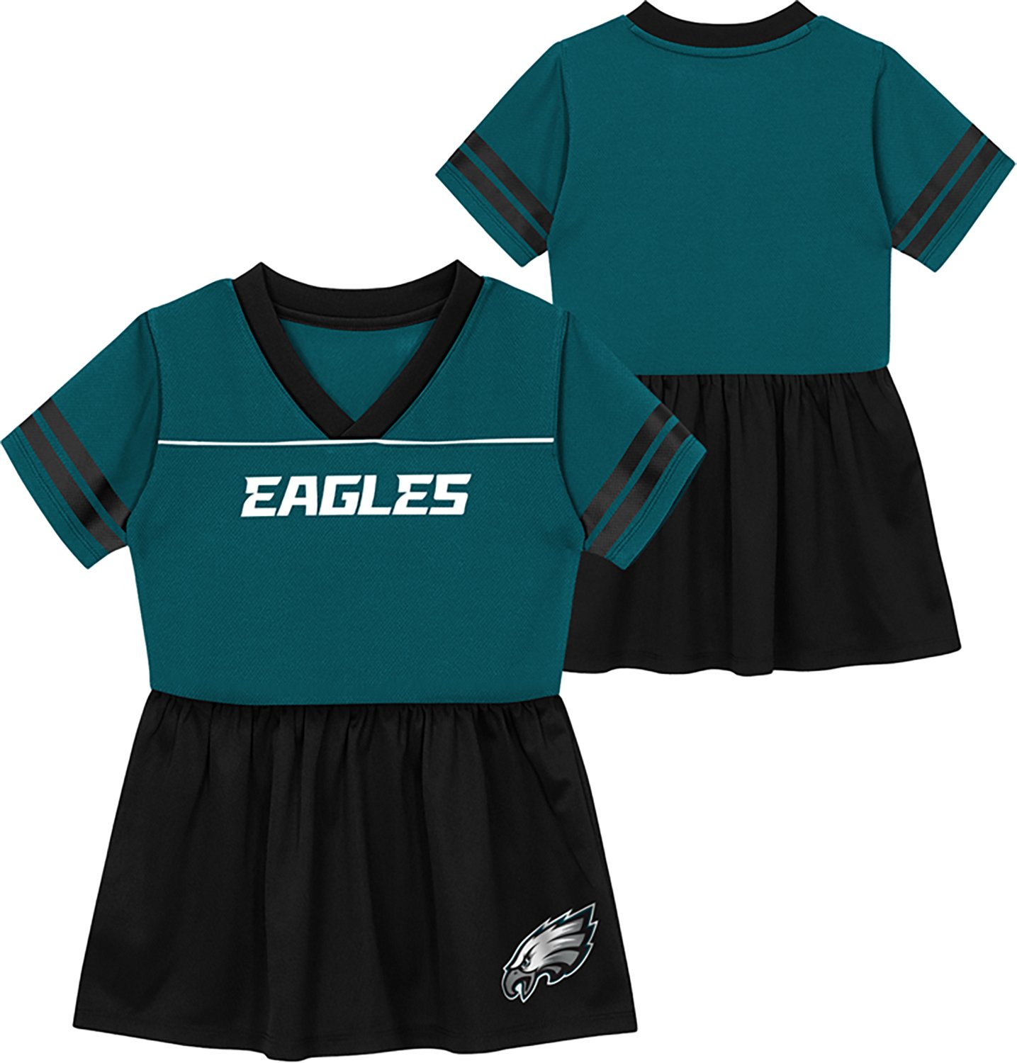 Outerstuff Girls' Philadelphia Eagles Stadium Lights 2.0 Fashion Cheer Dress - view number 3