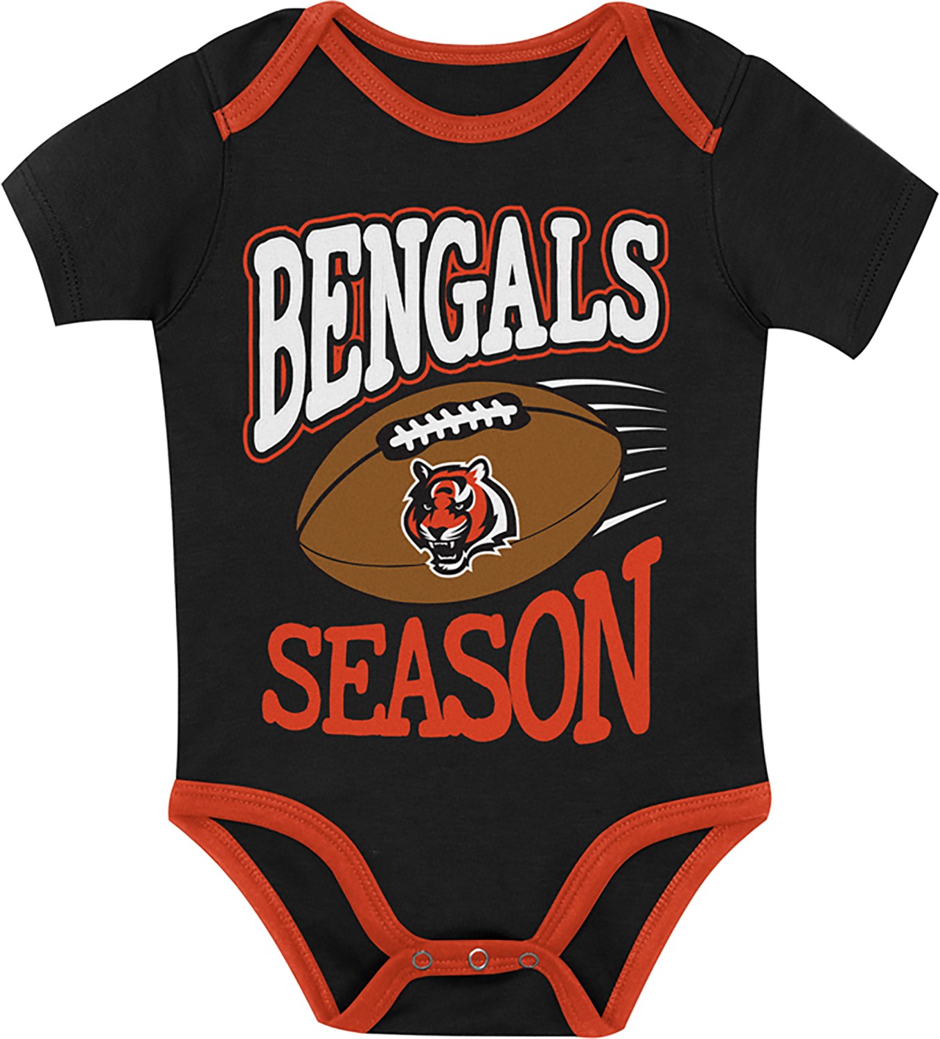 Outerstuff Infants' Cincinnati Bengals 1st Round Creeper Set 3-Pack - view number 2