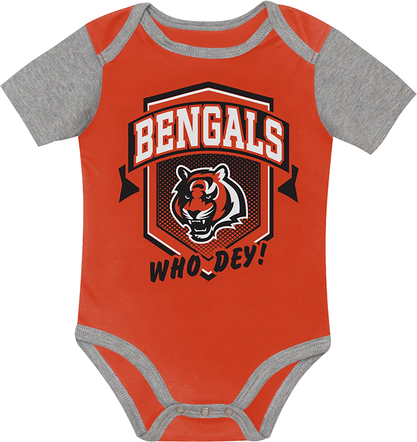 Outerstuff Infants' Cincinnati Bengals 1st Round Creeper Set 3-Pack - view number 4