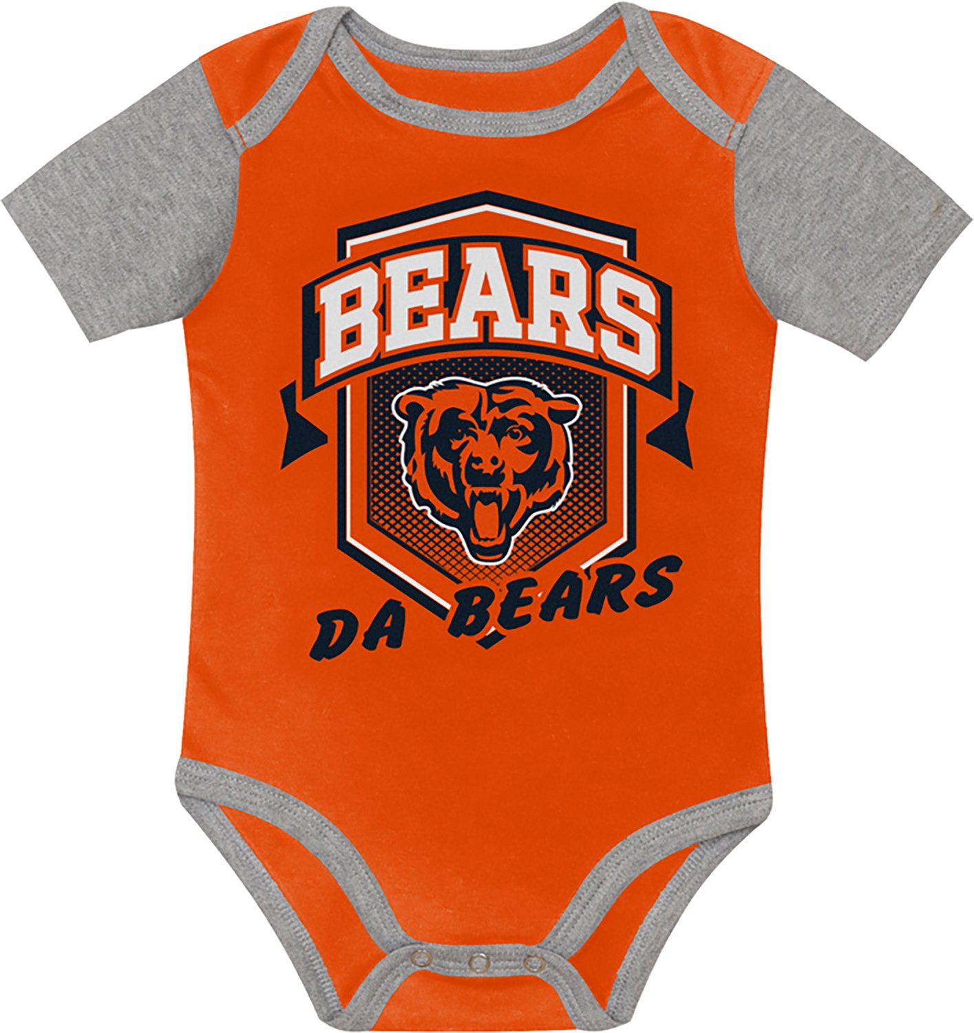 Outerstuff Infants' Chicago Bears 1st Round Creeper Set 3-Pack - view number 4