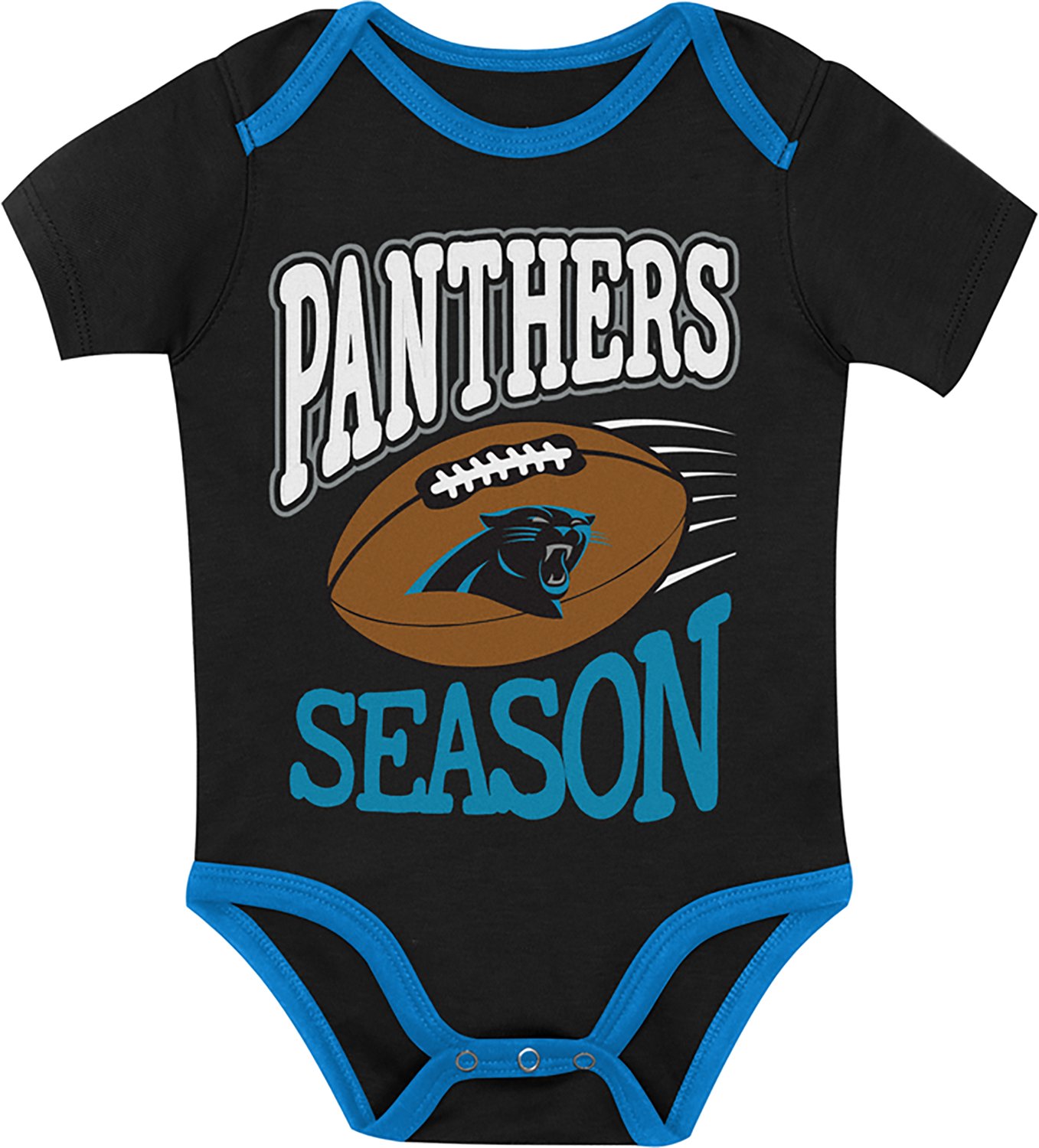 Outerstuff Infants' Carolina Panthers 1st Round Creeper Set 3-Pack