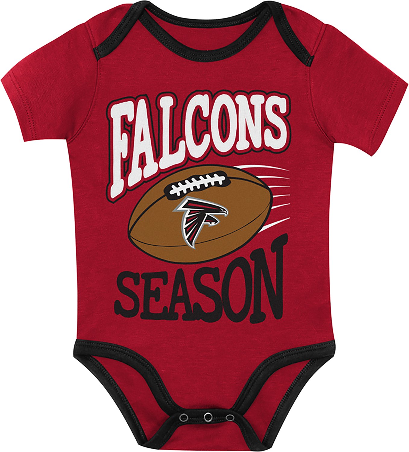 Outerstuff Infants' Atlanta Falcons 1st Round Creeper Set 3-Pack