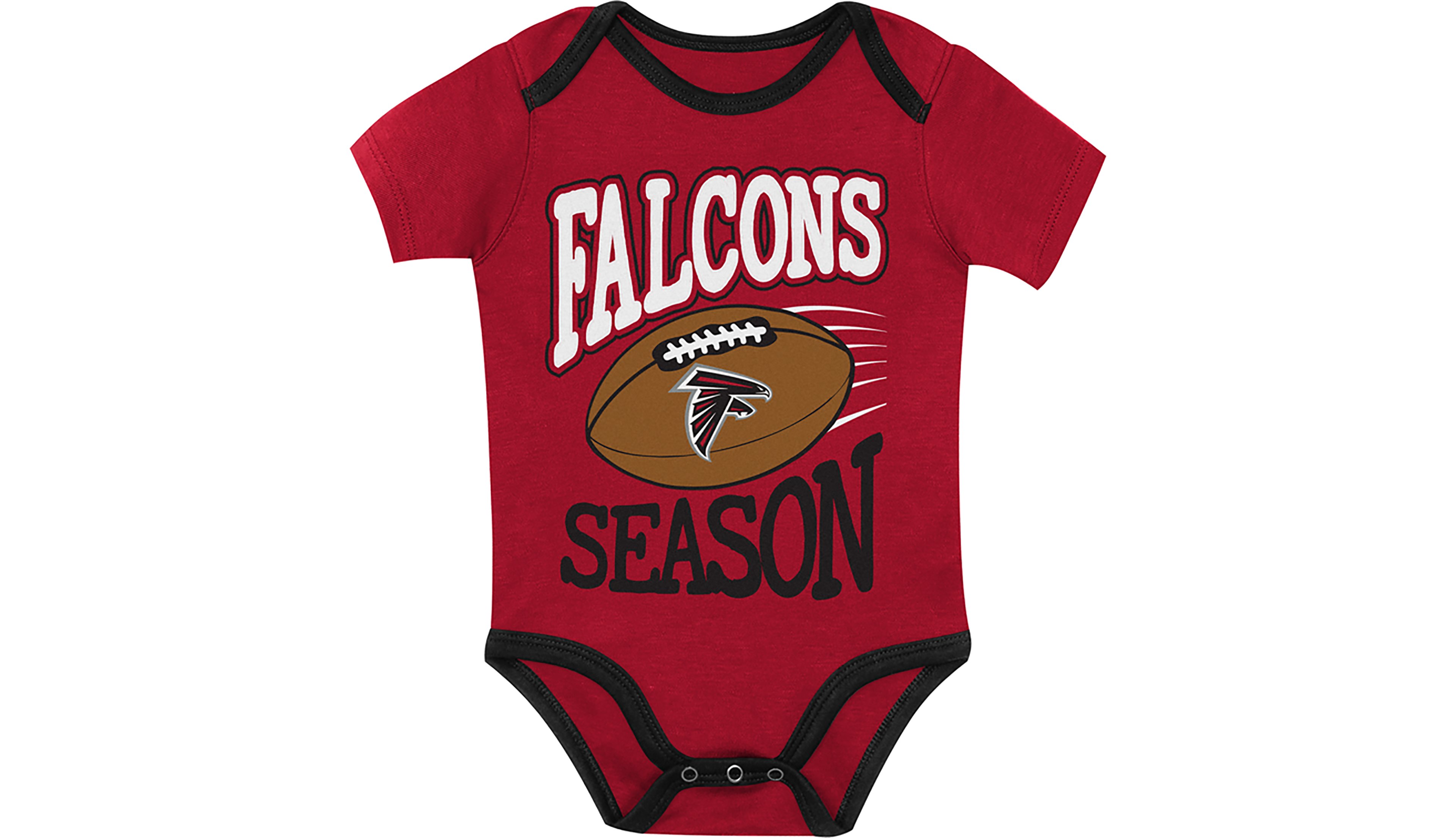Outerstuff Infants' Atlanta Falcons 1st Round Creeper Set 3-Pack