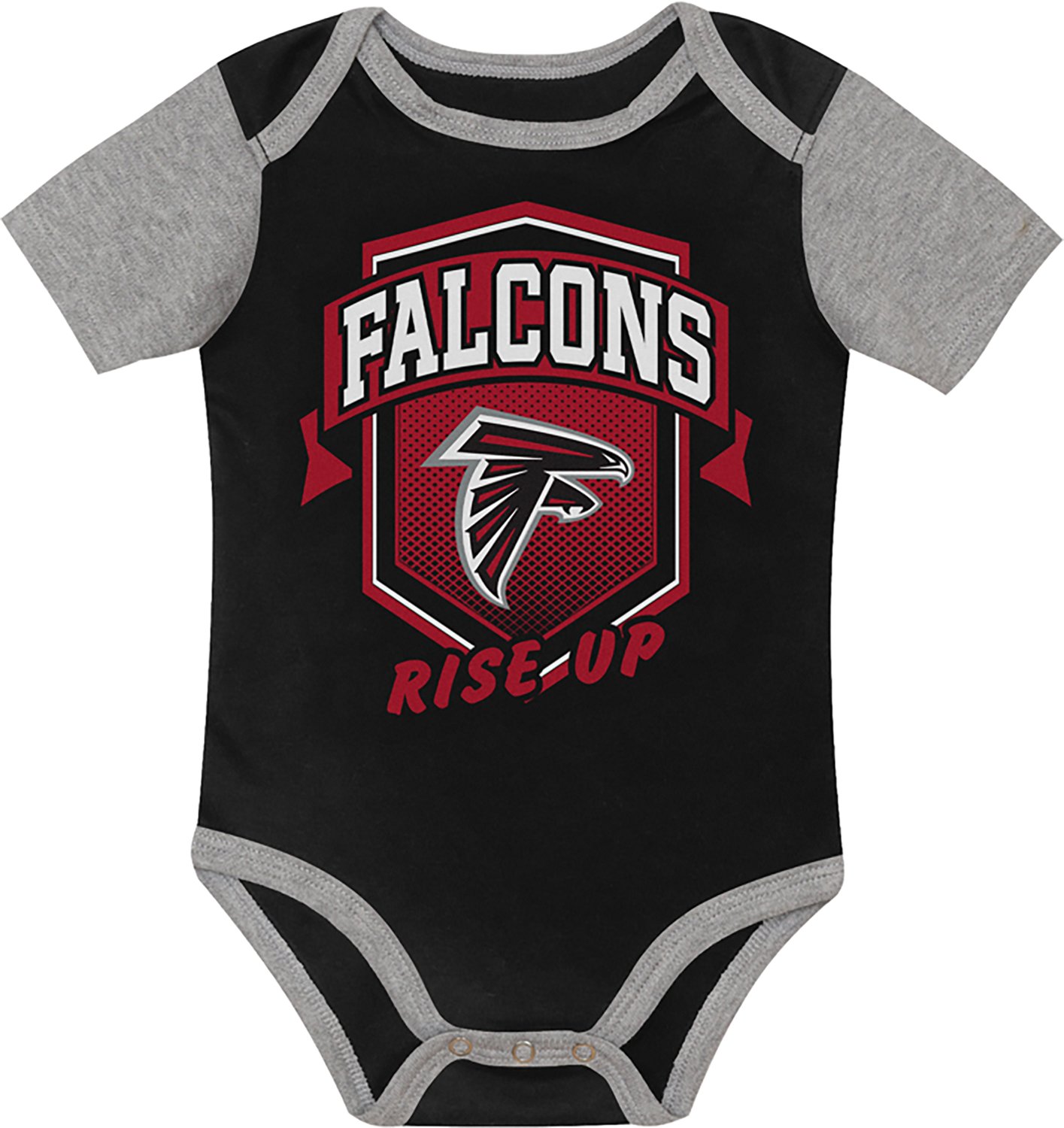 Outerstuff Infants' Atlanta Falcons 1st Round Creeper Set 3-Pack