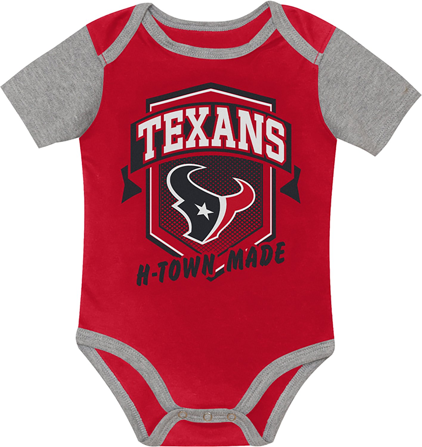 Outerstuff Infants' Houston Texans 1st Round Creeper Set 3-Pack