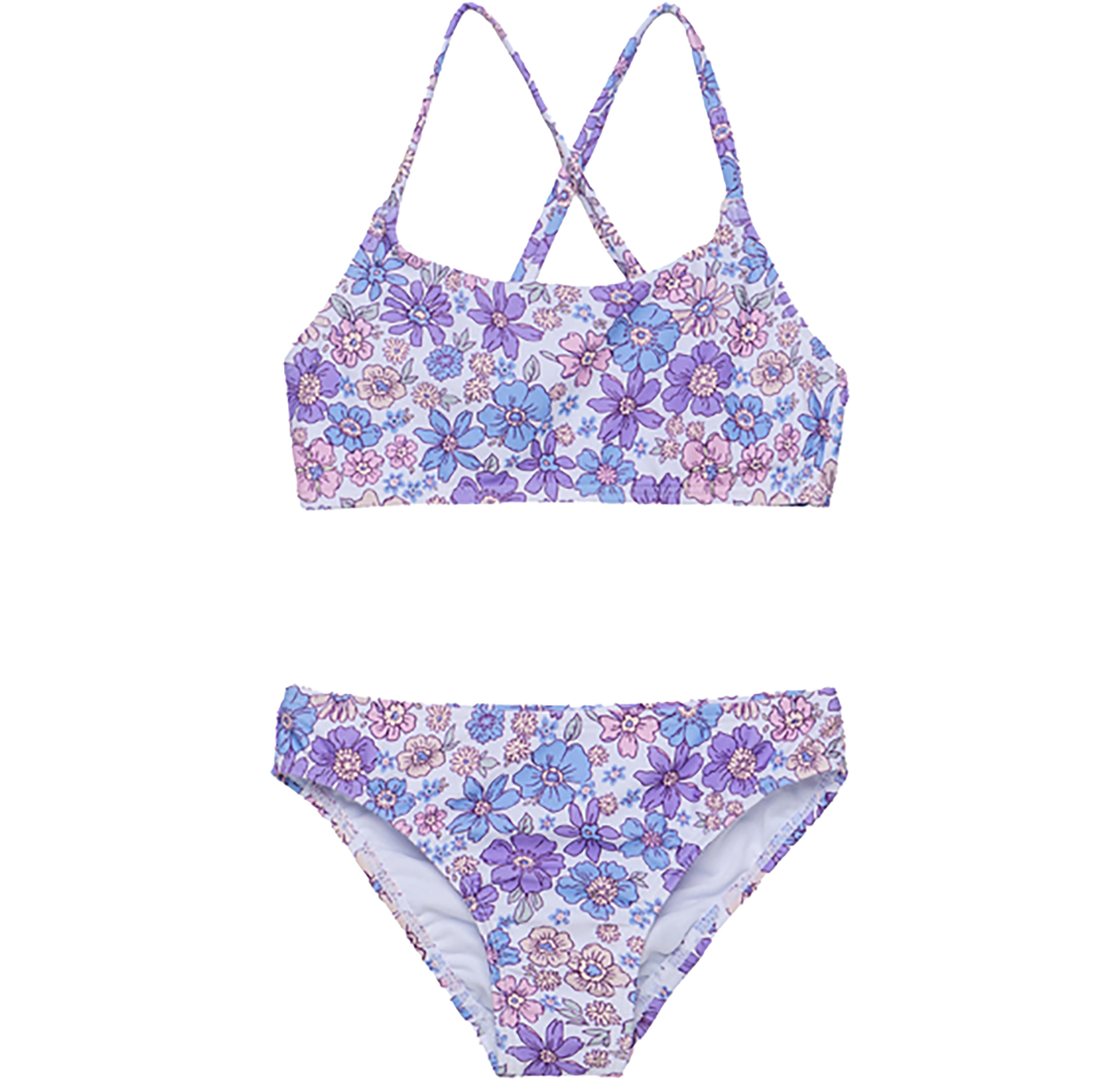 Gottex Girls' Vintage Flower Criss Cross Strap Swim Set