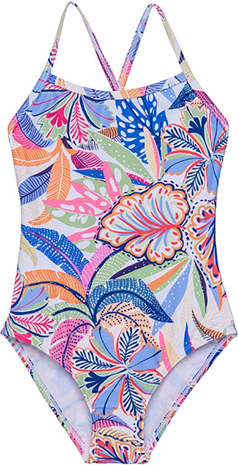 Gottex Girls' Tropic Fun Criss Cross Back One-Piece