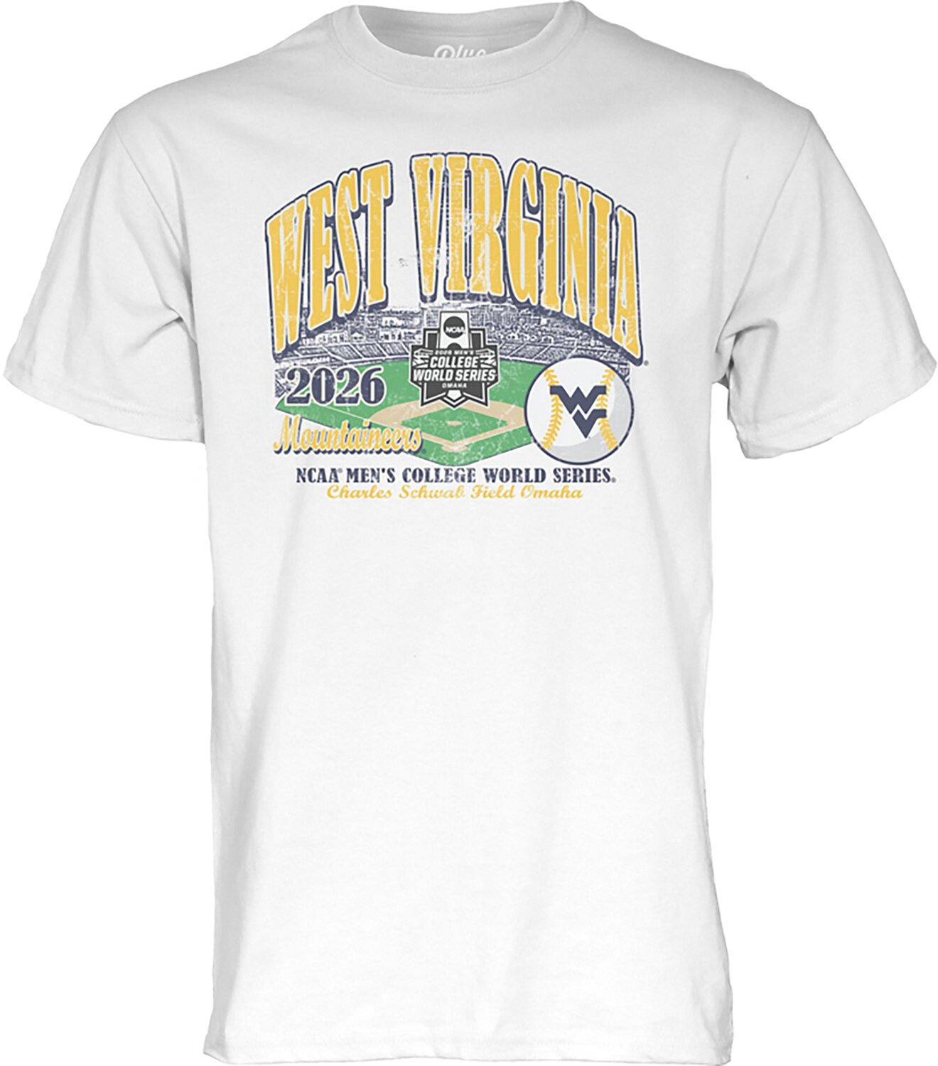 Blue 84 Men's West Virginia University 2026 Omaha Bound T-shirt