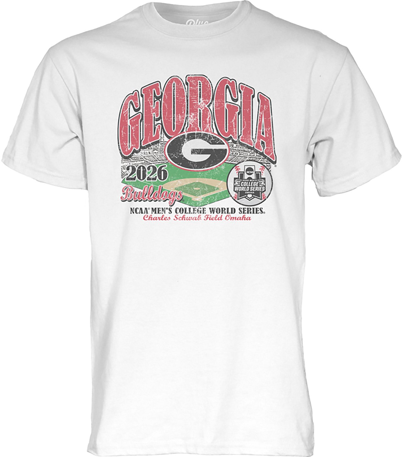 Blue 84 Men's University of Georgia 2026 Omaha Bound T-shirt
