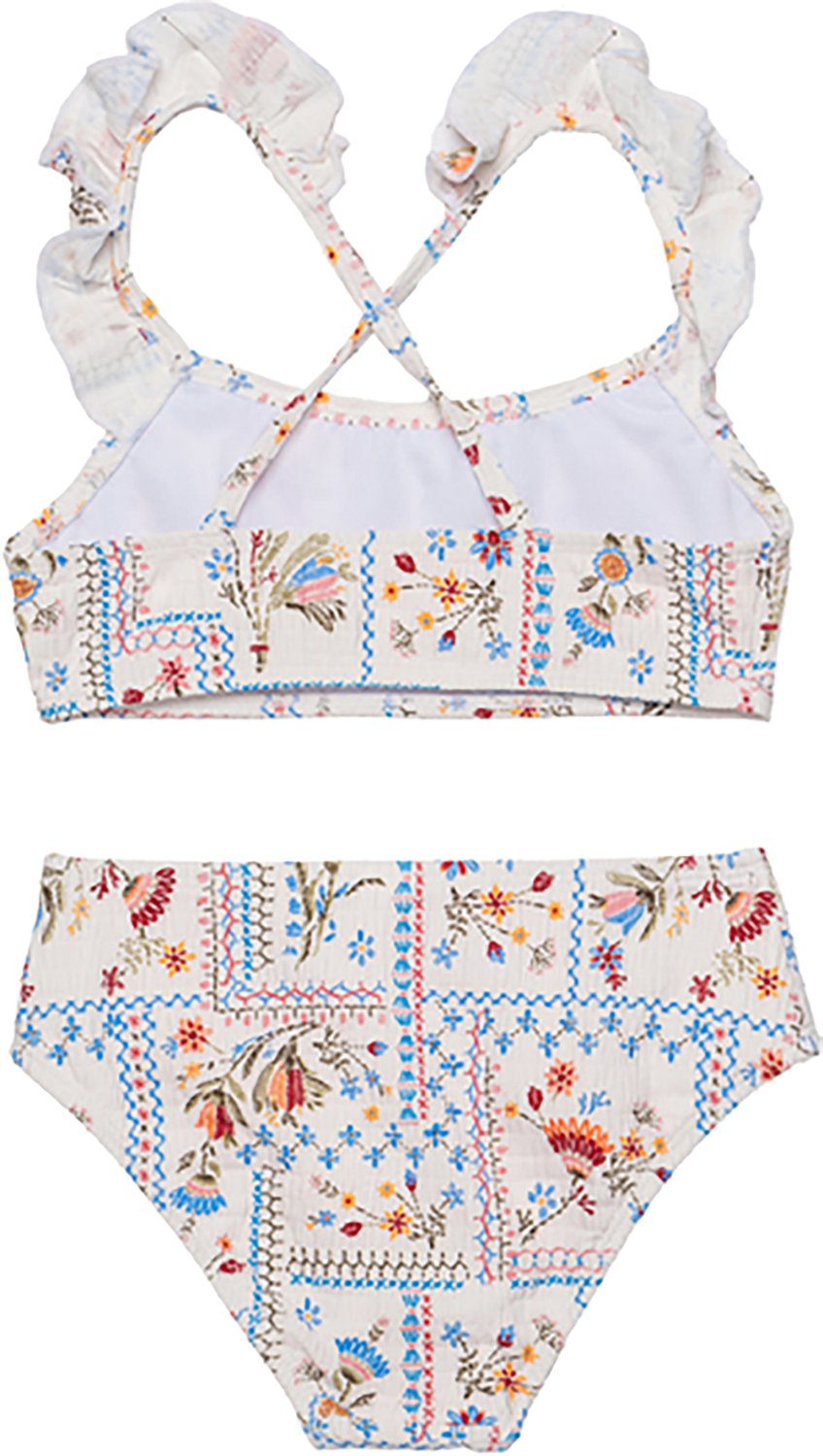 Gottex Girls’ Floral Soul Textured Scoop Neck Ruffle Swim Set - view number 2