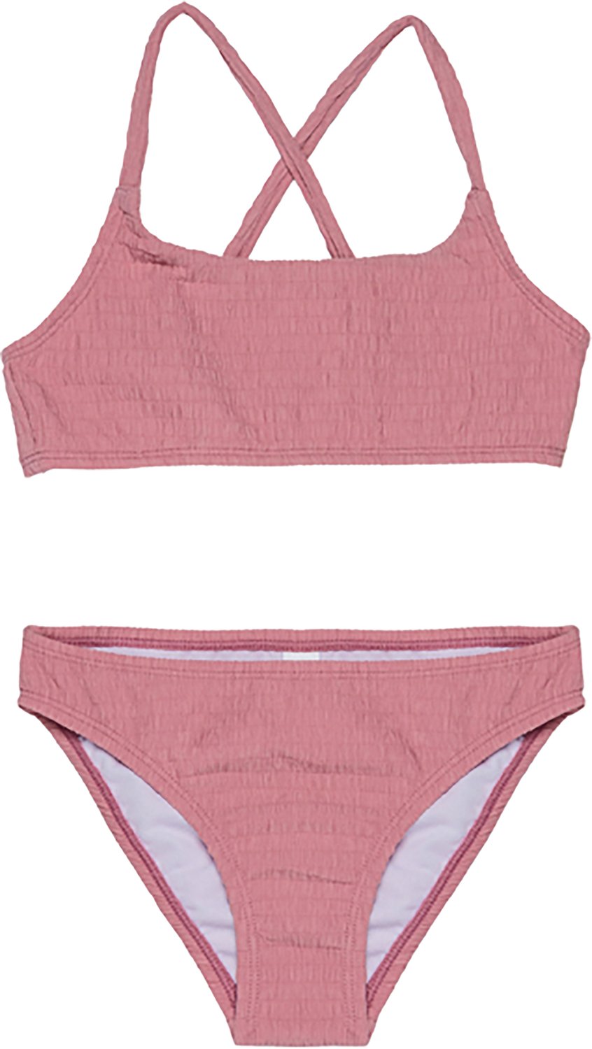 Gottex Girls’ Neapolitan Textured Criss Cross Strap Swim Set