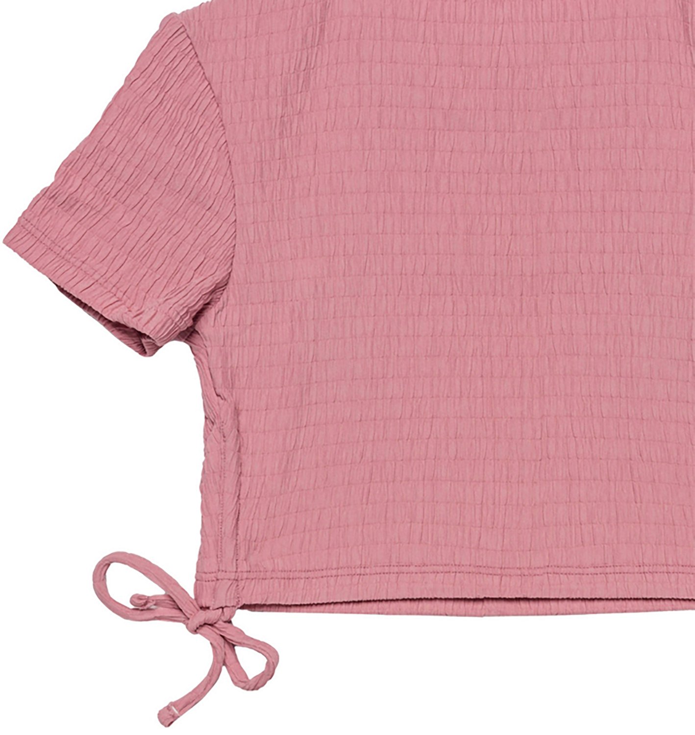 Gottex Girls’ Neapolitan Textured Short Sleeve Side Tie Swim Set