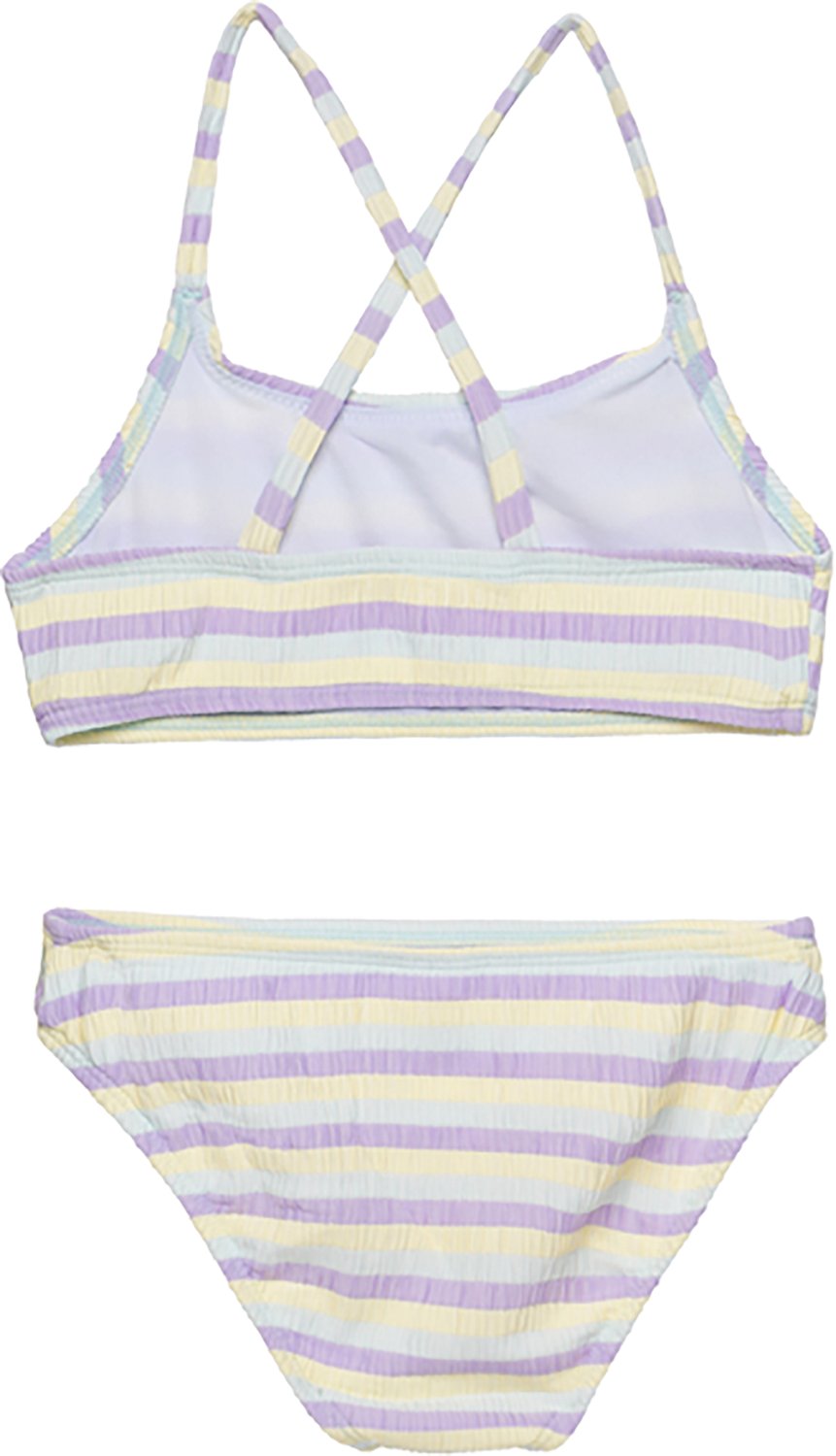Gottex Girls’ Lollipop Textured Criss Cross Strap Swim Set
