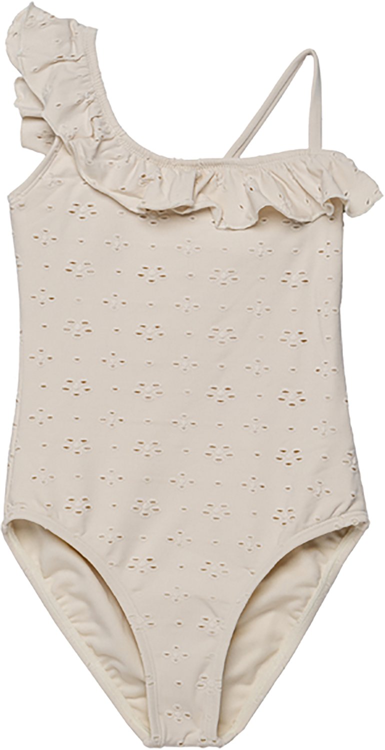 Gottex Girls’ Little Lace Ruffle Asymmetrical One-Piece
