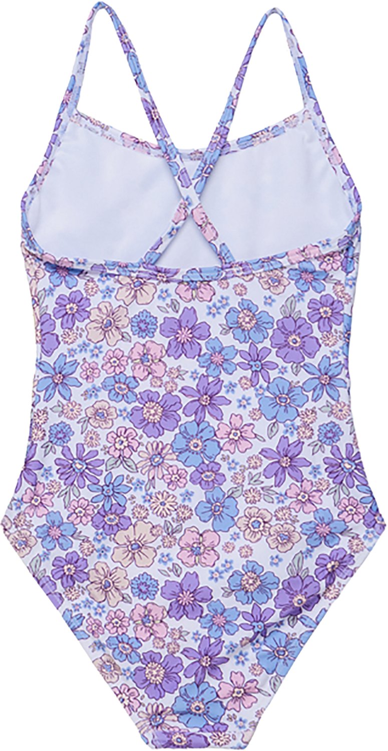Gottex Girls' Vintage Flower Criss Cross Back One-Piece - view number 2