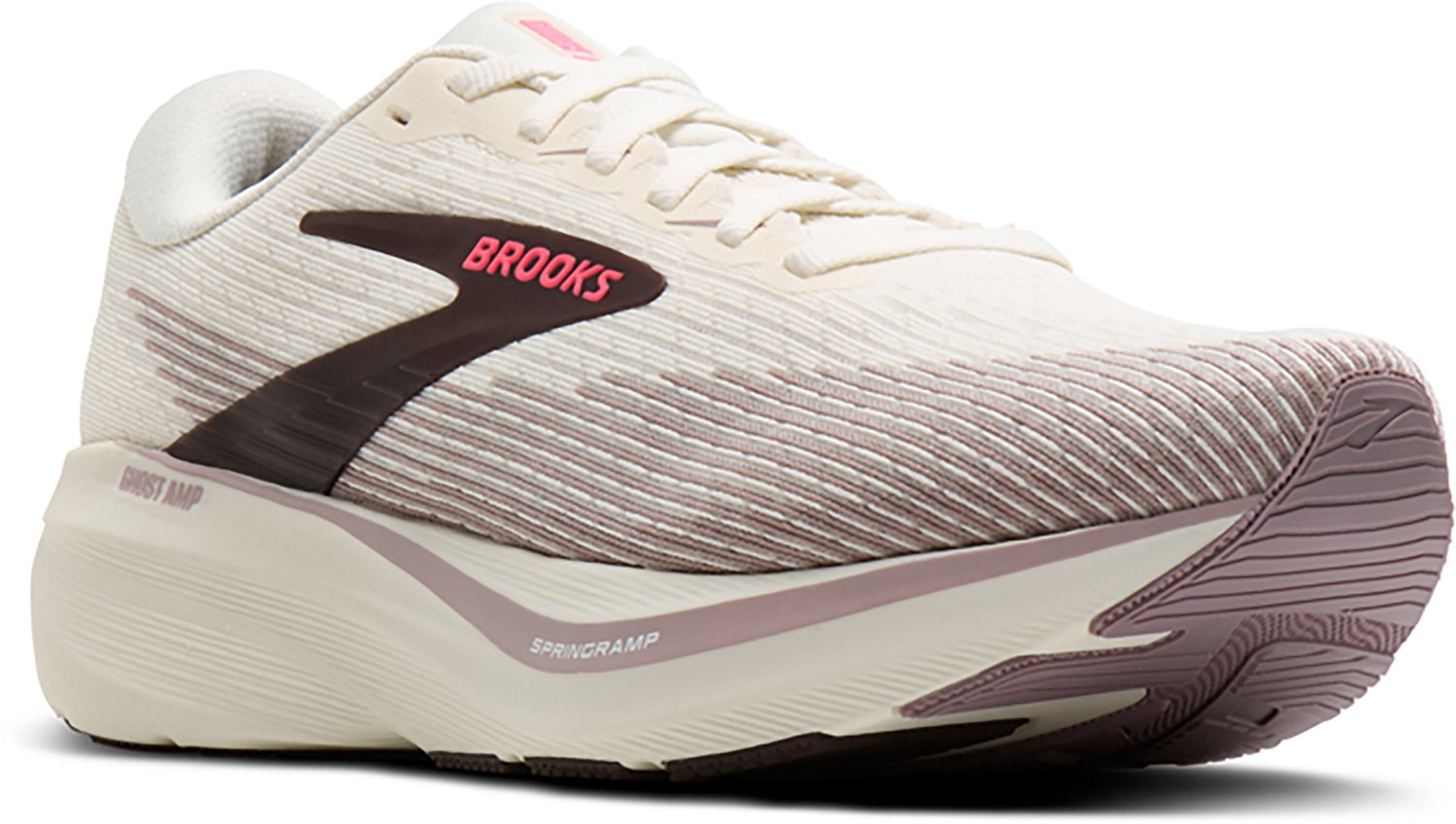 Brooks Womens Ghost AMP Cushioned Road Running Shoes - view number 3