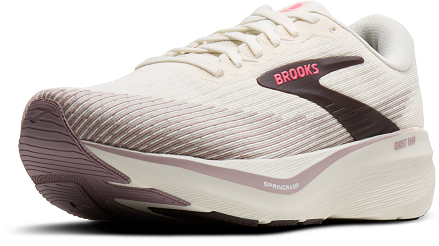 Brooks Womens Ghost AMP Cushioned Road Running Shoes - view number 4