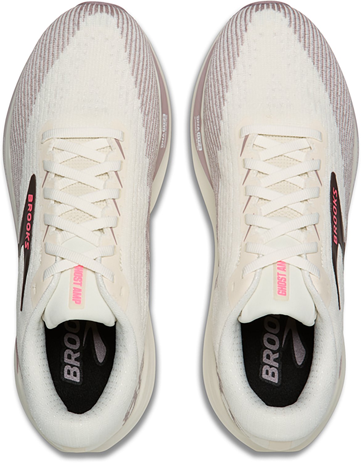 Brooks Womens Ghost AMP Cushioned Road Running Shoes - view number 5