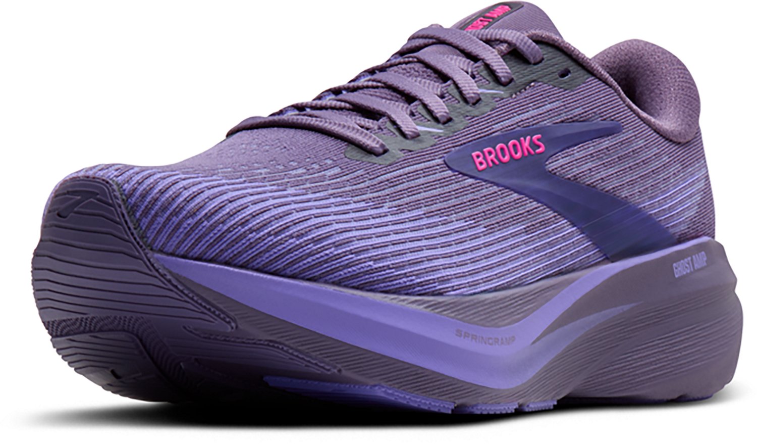 Brooks Womens Ghost AMP Cushioned Road Running Shoes - view number 4