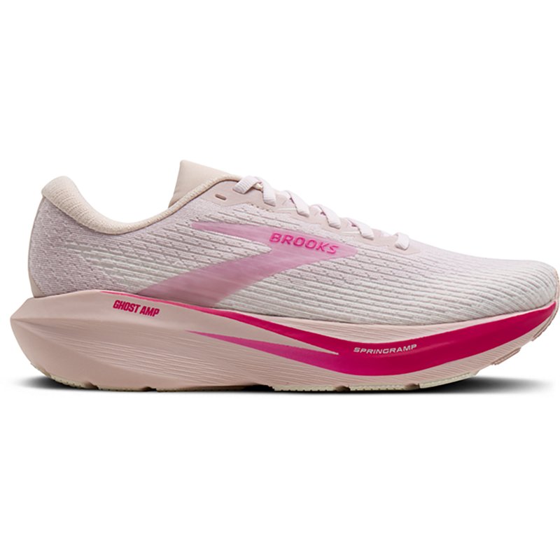 Brooks Women's Ghost AMP Running Shoes, Size 11, Pink/Fuschia