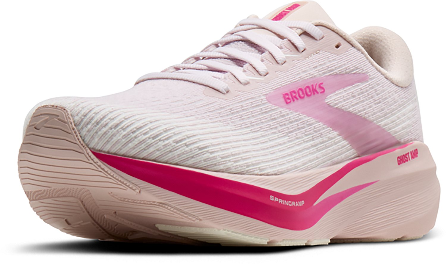 Brooks Womens Ghost AMP Cushioned Road Running Shoes - view number 4