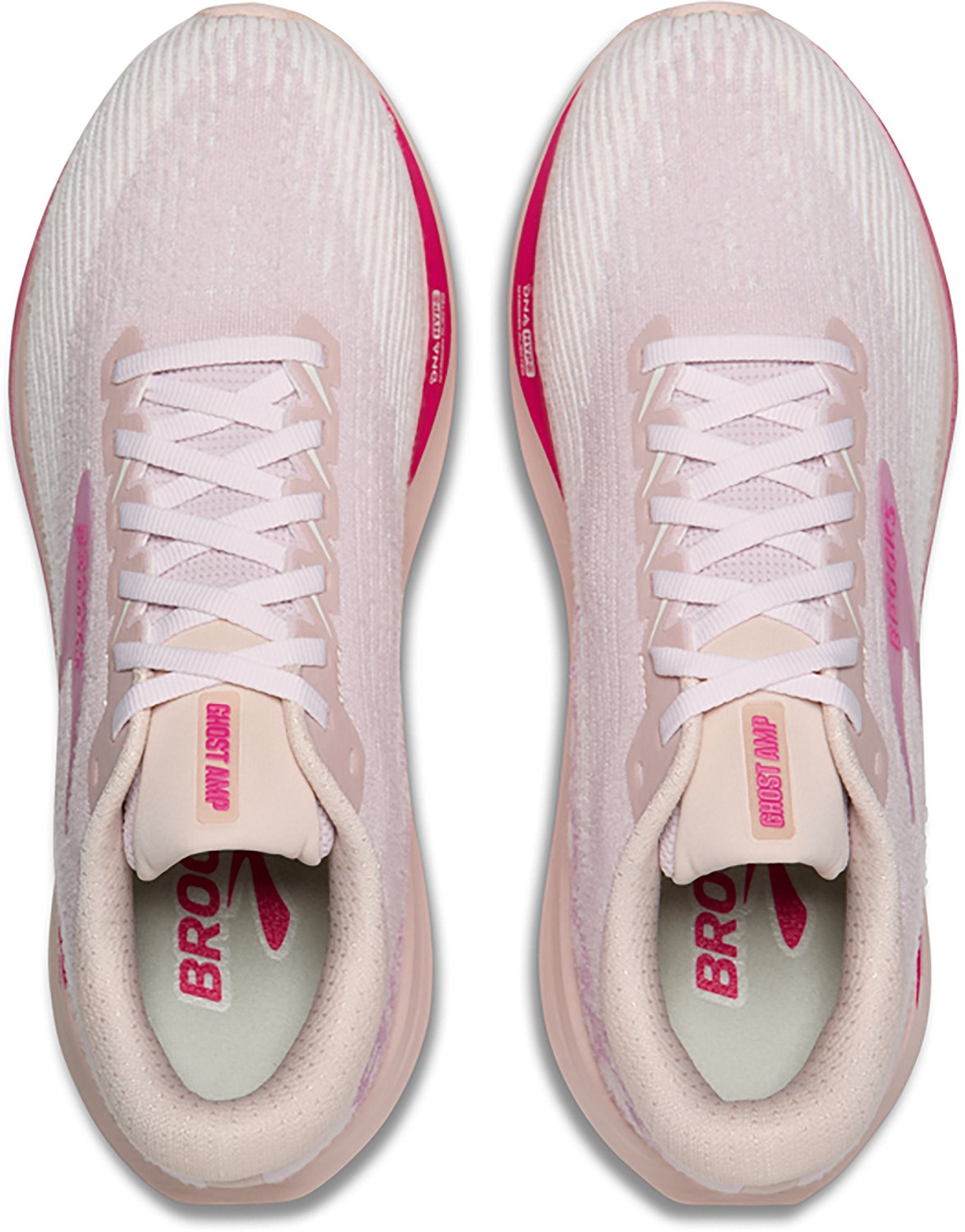 Brooks Womens Ghost AMP Cushioned Road Running Shoes - view number 5
