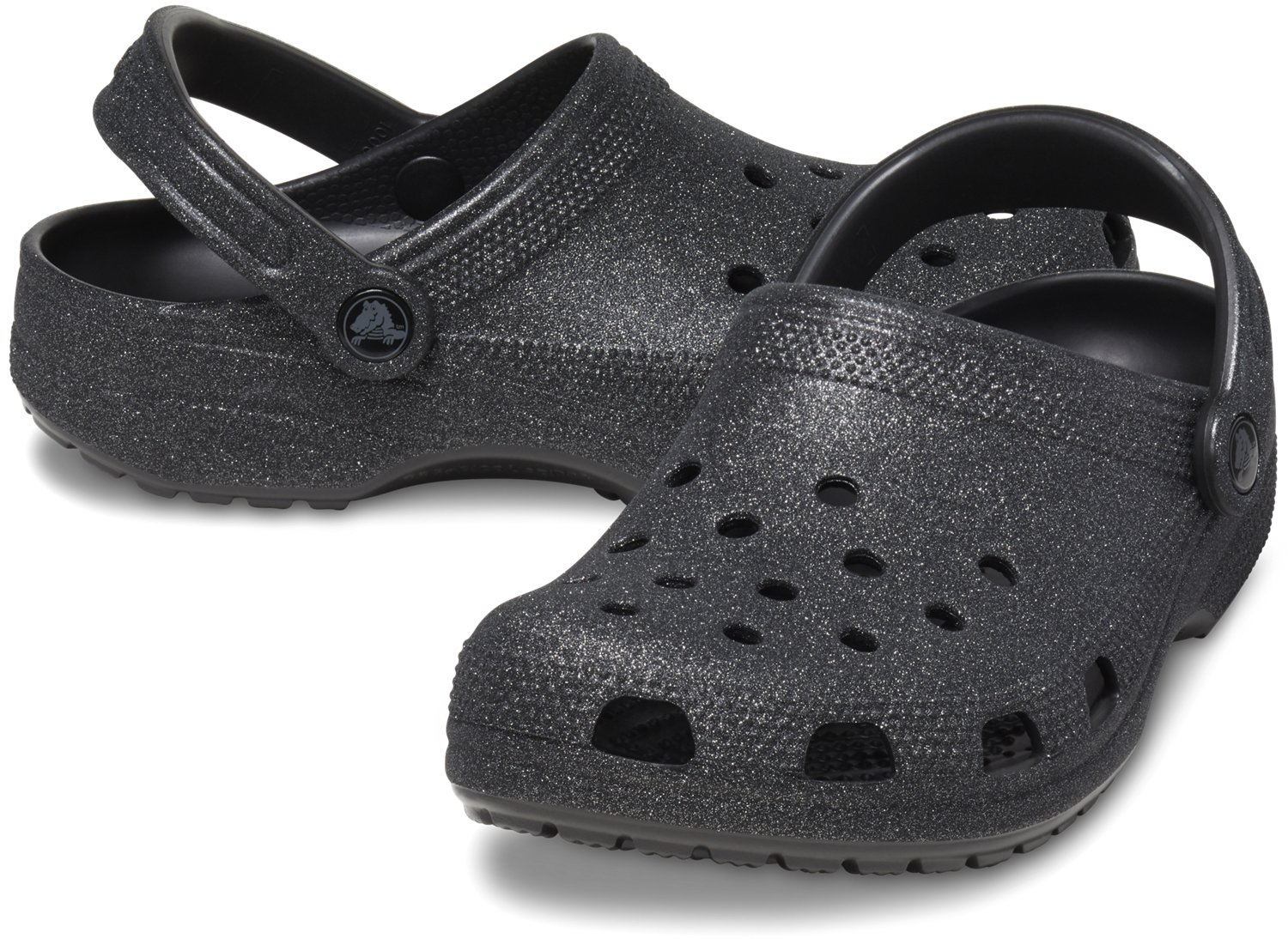 Crocs Women's Classic Glitter Clog Shoes                                                                                         - view number 4