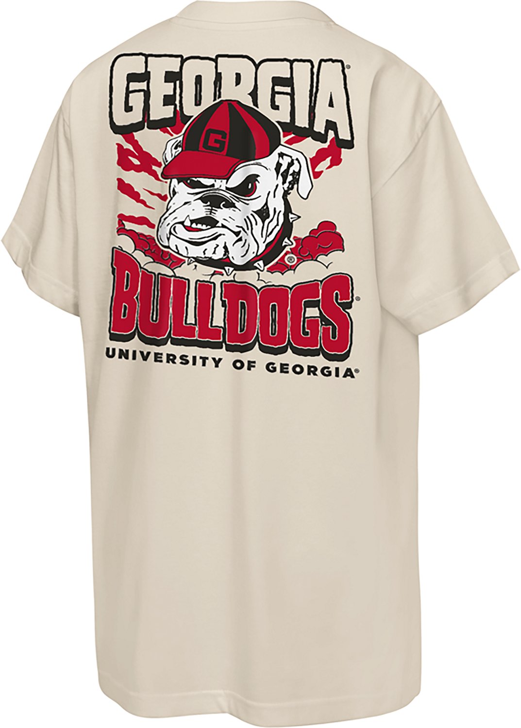 Mitchell & Ness Boys' University of Georgia Blast Off Mascot Graphic T-shirt