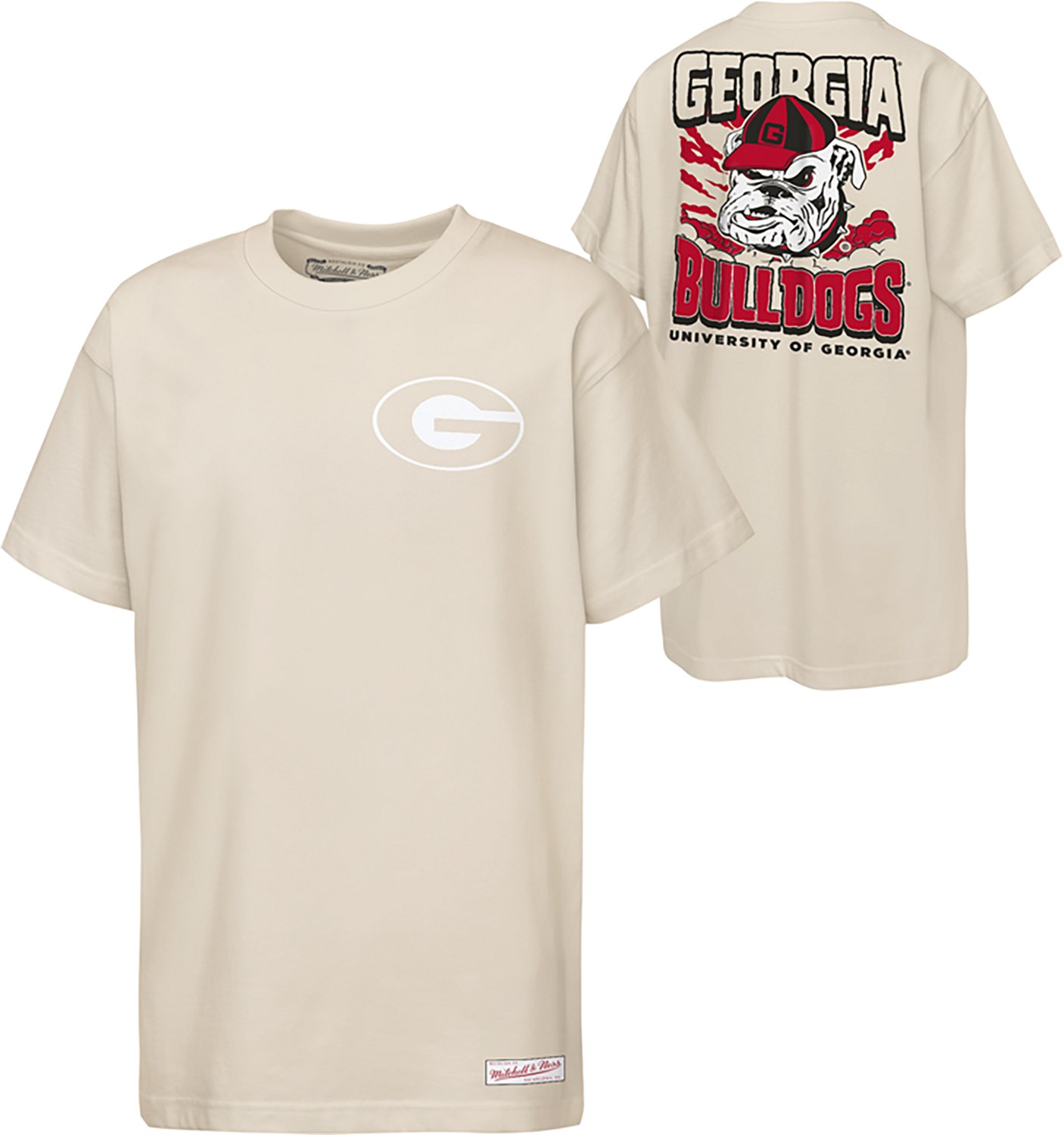 Mitchell & Ness Boys' University of Georgia Blast Off Mascot Graphic T-shirt - view number 3