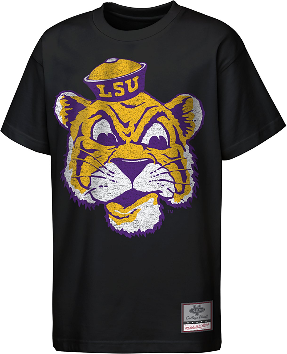 Mitchell & Ness Boys' Louisiana State University Big Face Mascot Graphic T-shirt