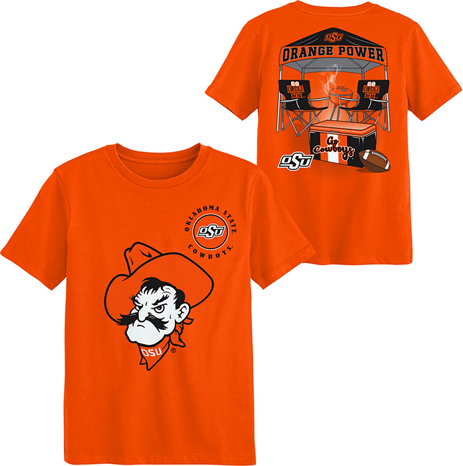 Outerstuff Boys' Oklahoma State University Tailgater Graphic T-shirt - view number 3