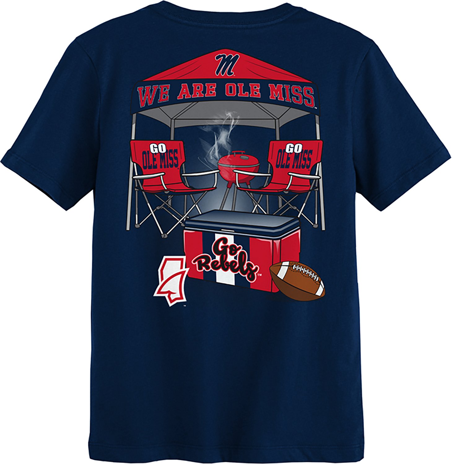 Outerstuff Boys' University of Mississippi Tailgater Graphic T-shirt - view number 2