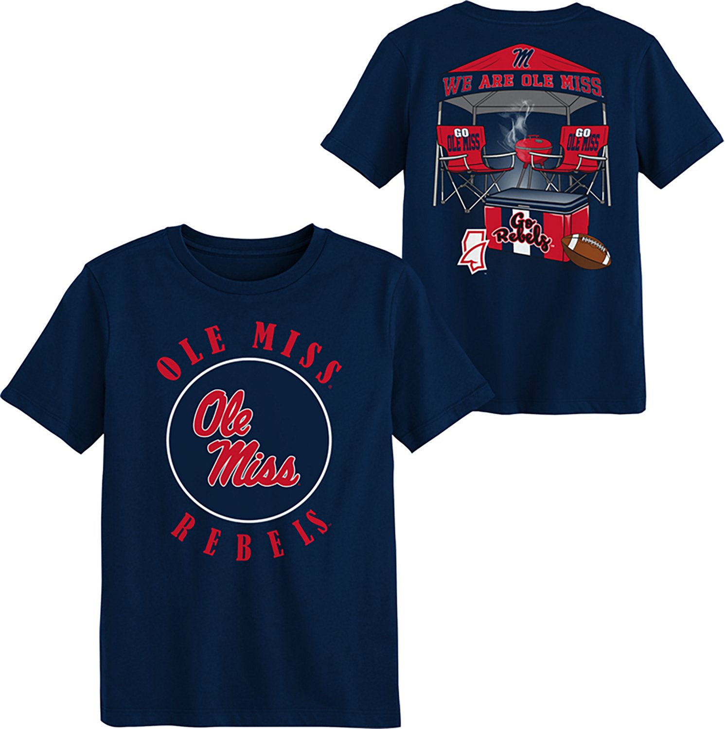 Outerstuff Boys' University of Mississippi Tailgater Graphic T-shirt - view number 3