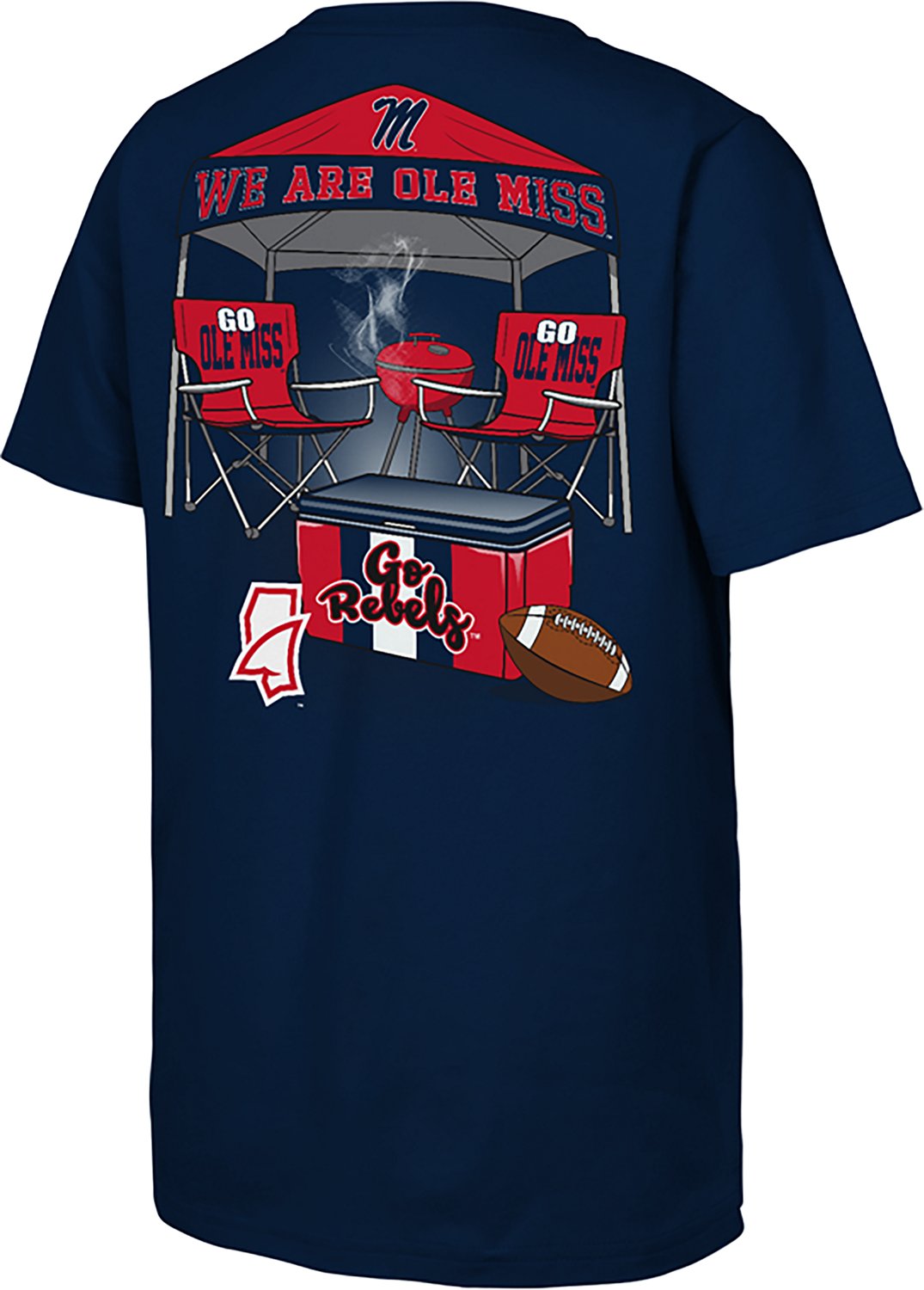 Outerstuff Boys' University of Mississippi Tailgater Graphic T-shirt - view number 2