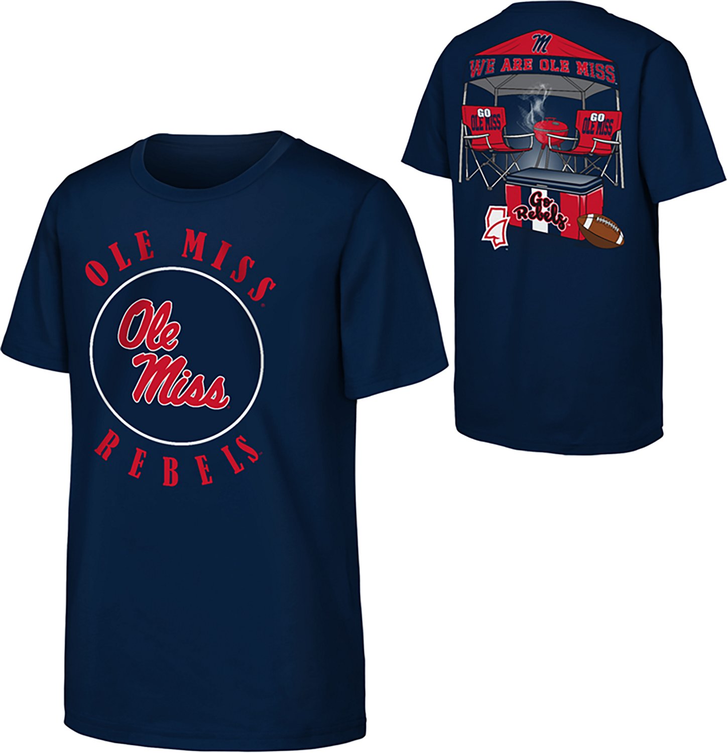 Outerstuff Boys' University of Mississippi Tailgater Graphic T-shirt - view number 3