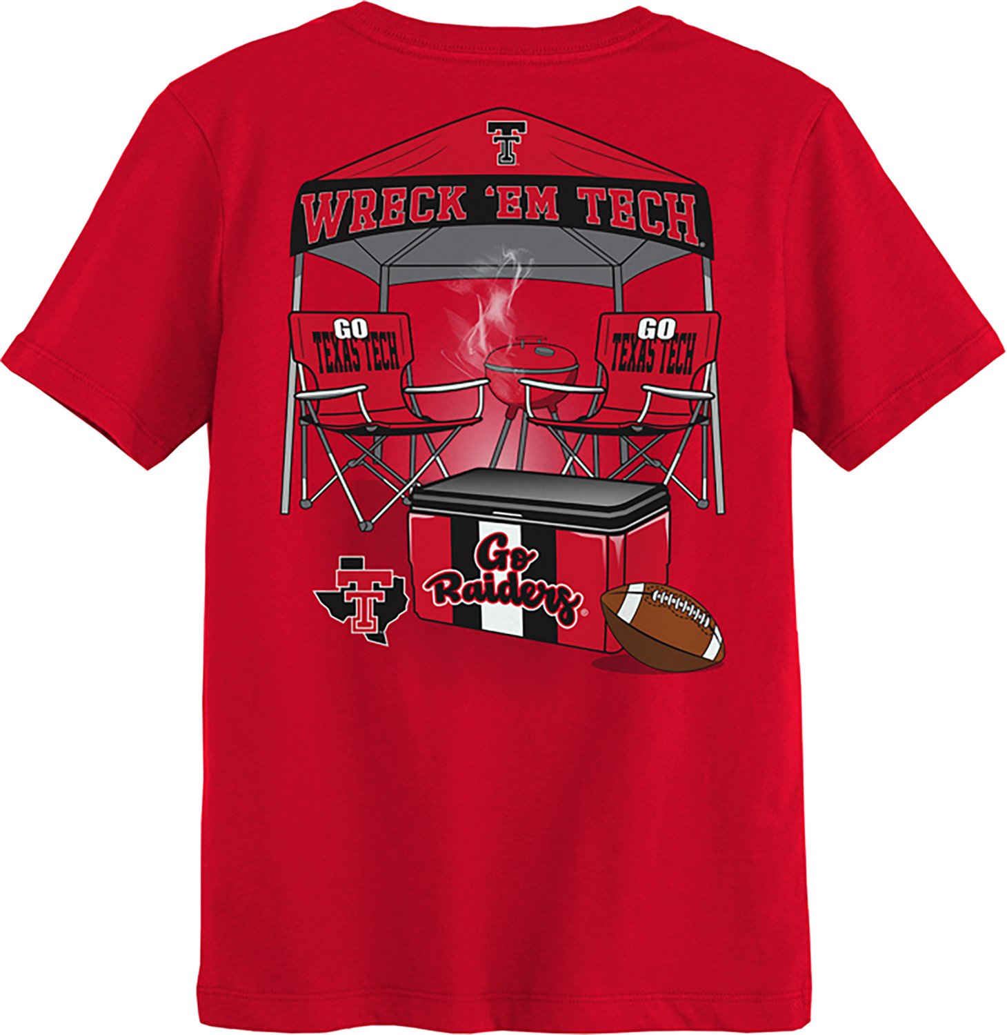 Outerstuff Boys' Texas Tech University Tailgater Graphic T-shirt - view number 2