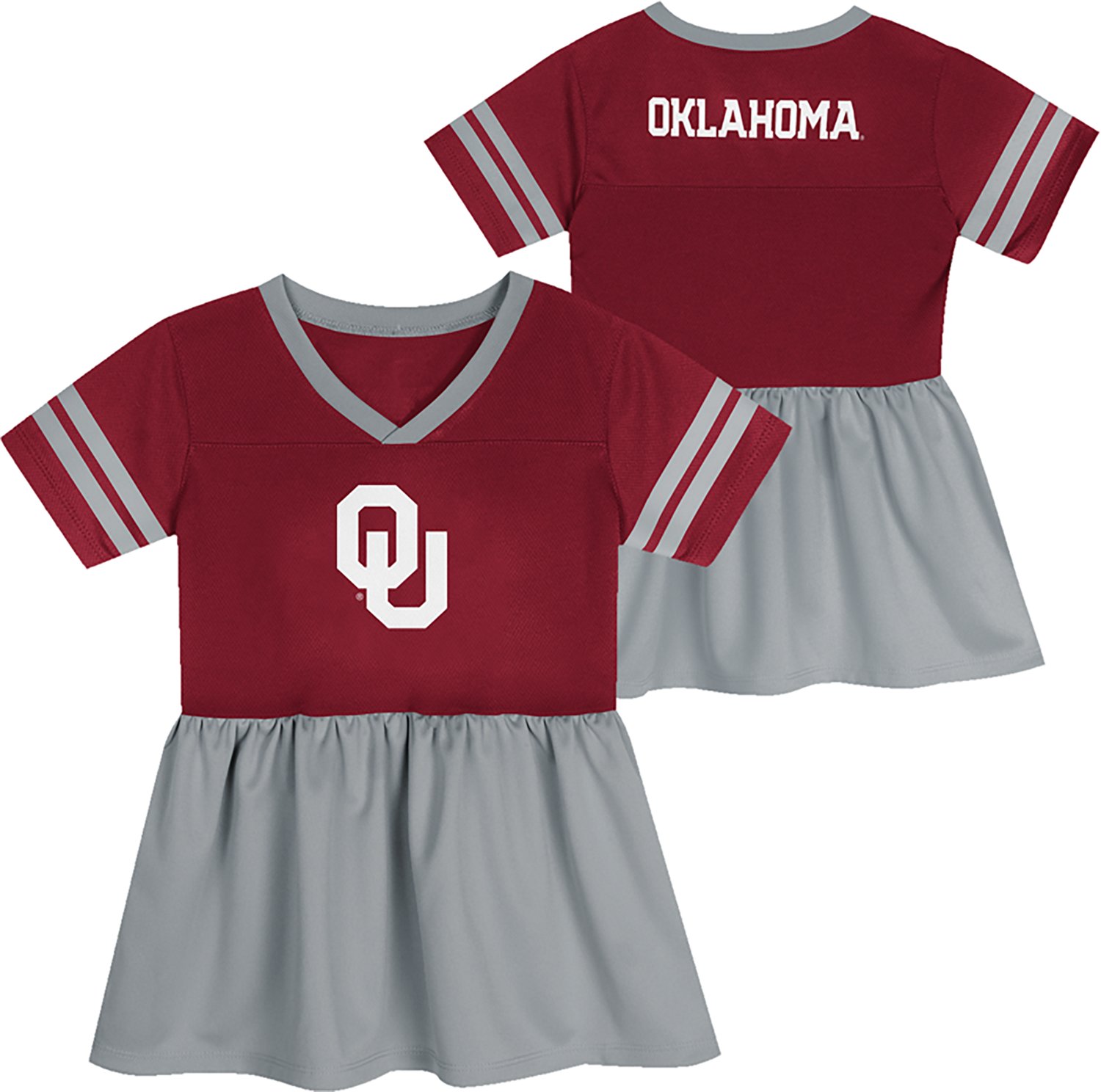 Outerstuff Toddler Girls' University of Oklahoma Stadium Lights Fashion Jersey Dress